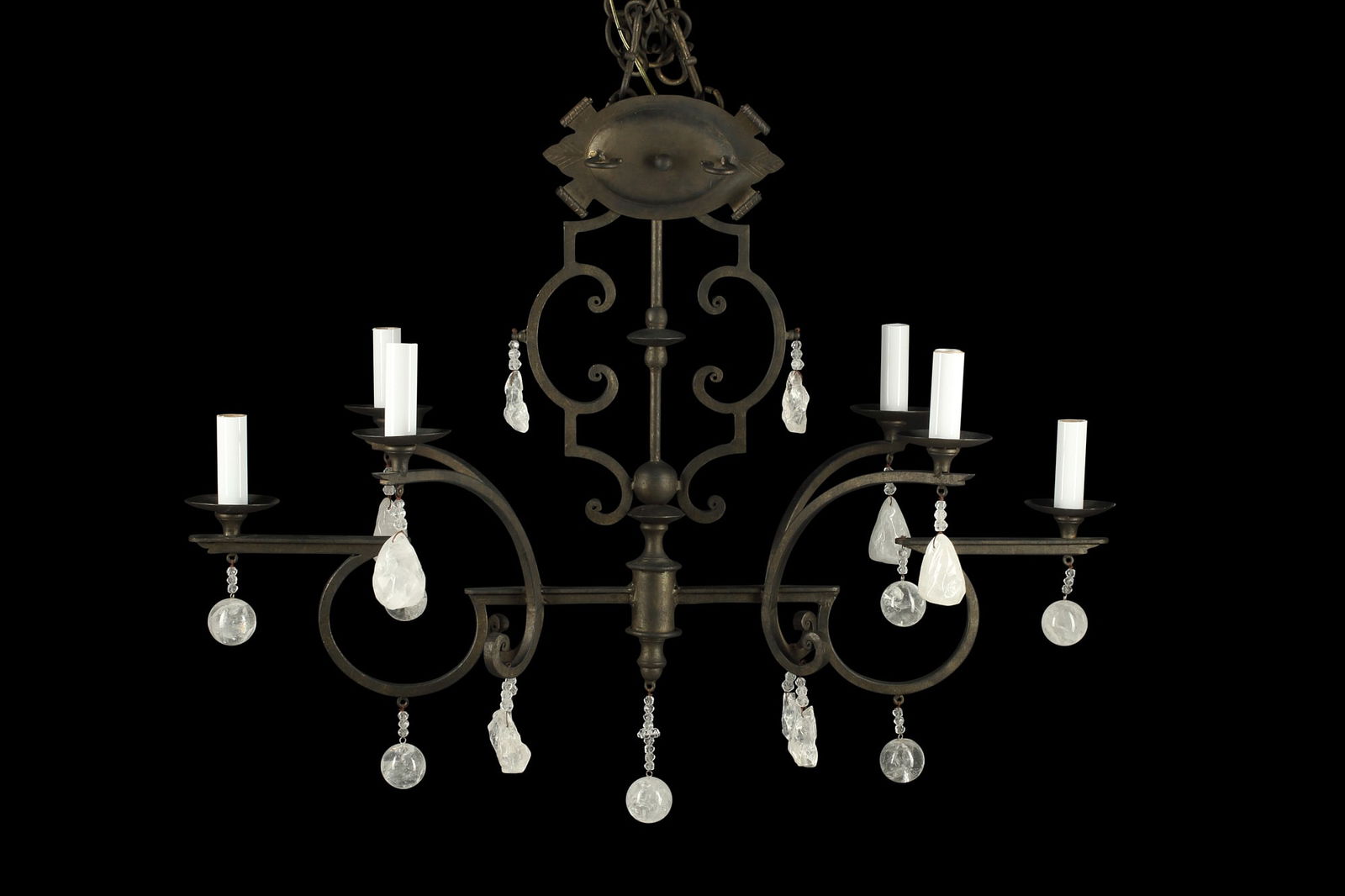 A Baroque style six light chandelier (1 of 1)