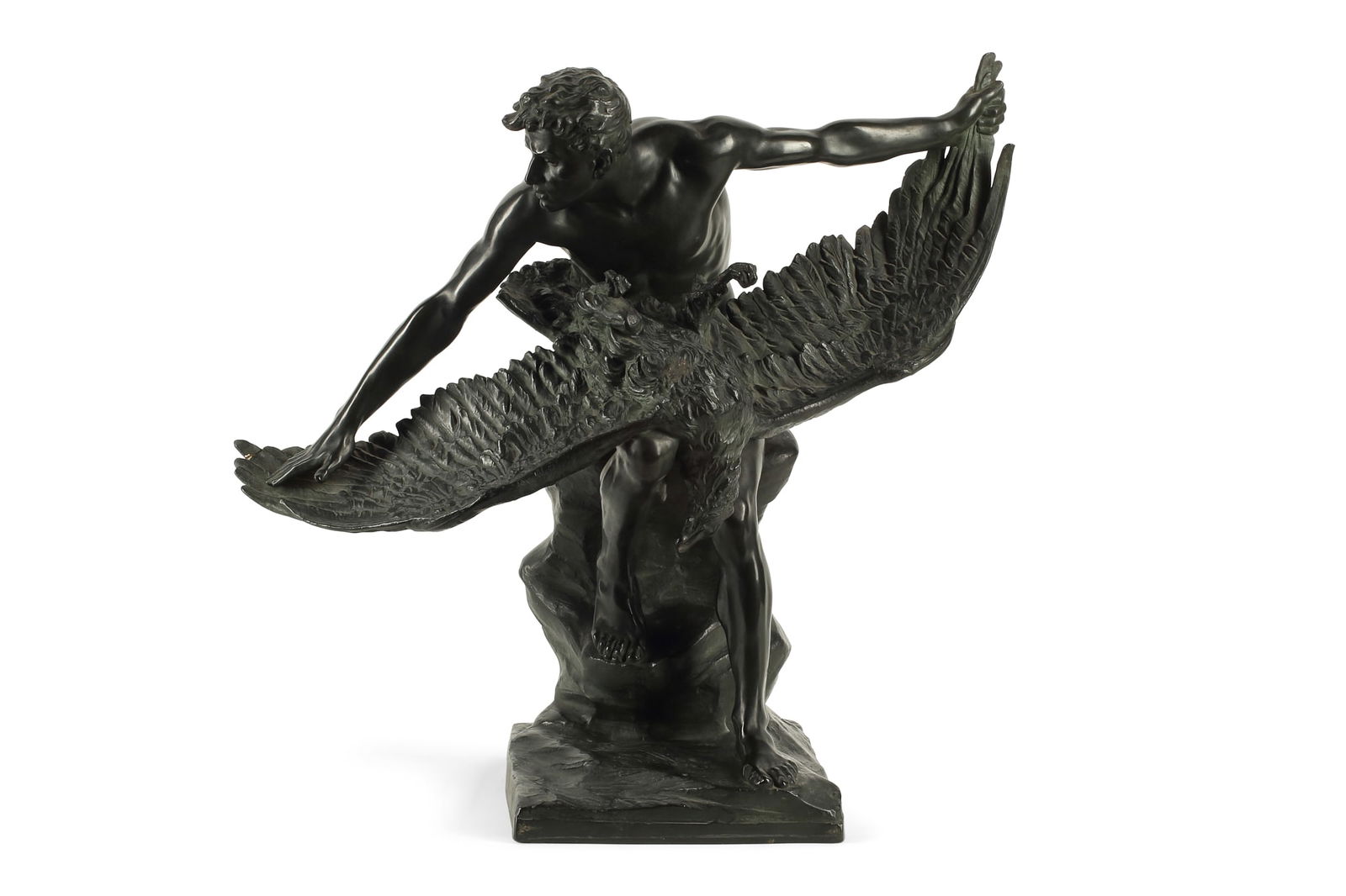A German mythological figure holding an eagle (1 of 5)