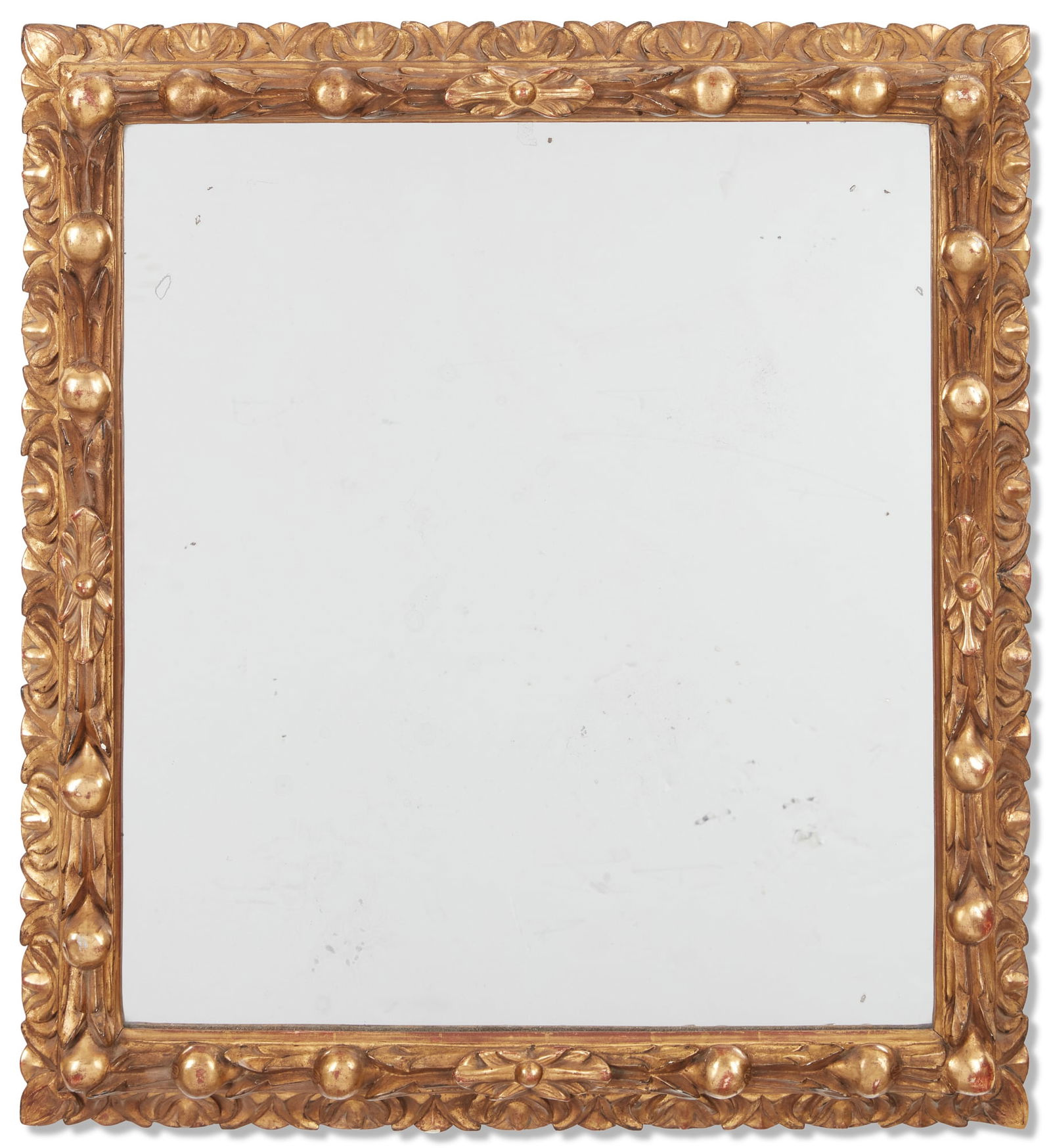 A Continental Baroque giltwood mirror (1 of 4)