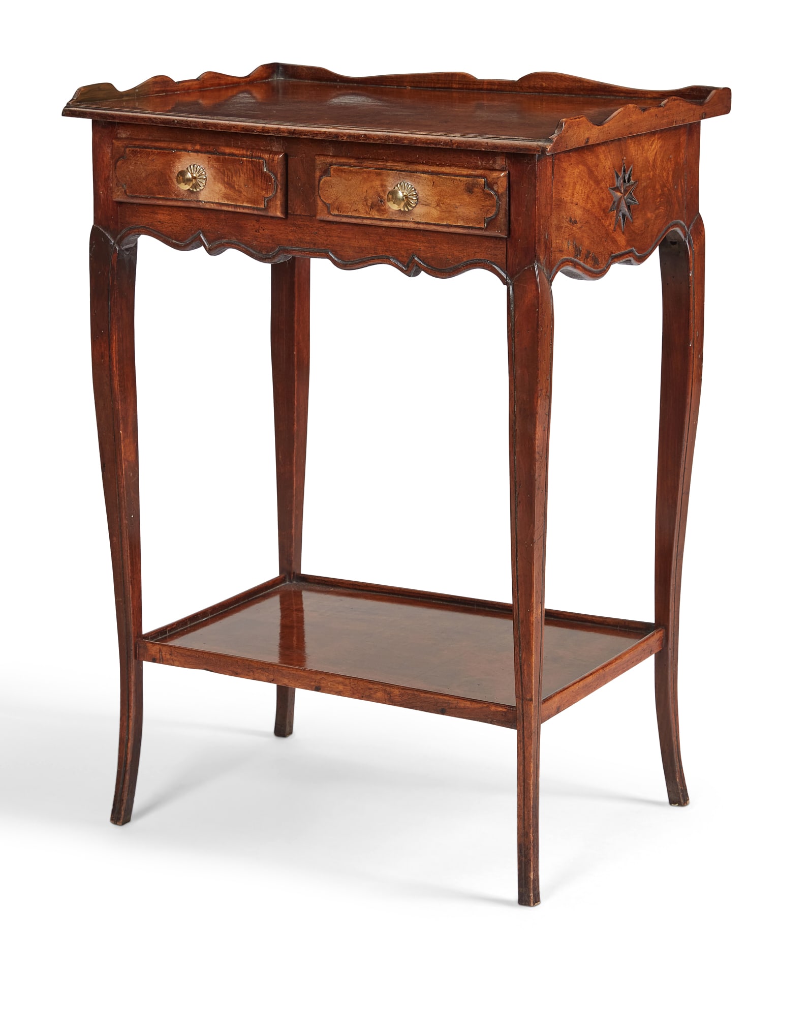 A Louis XV Provincial walnut table (1 of 9)