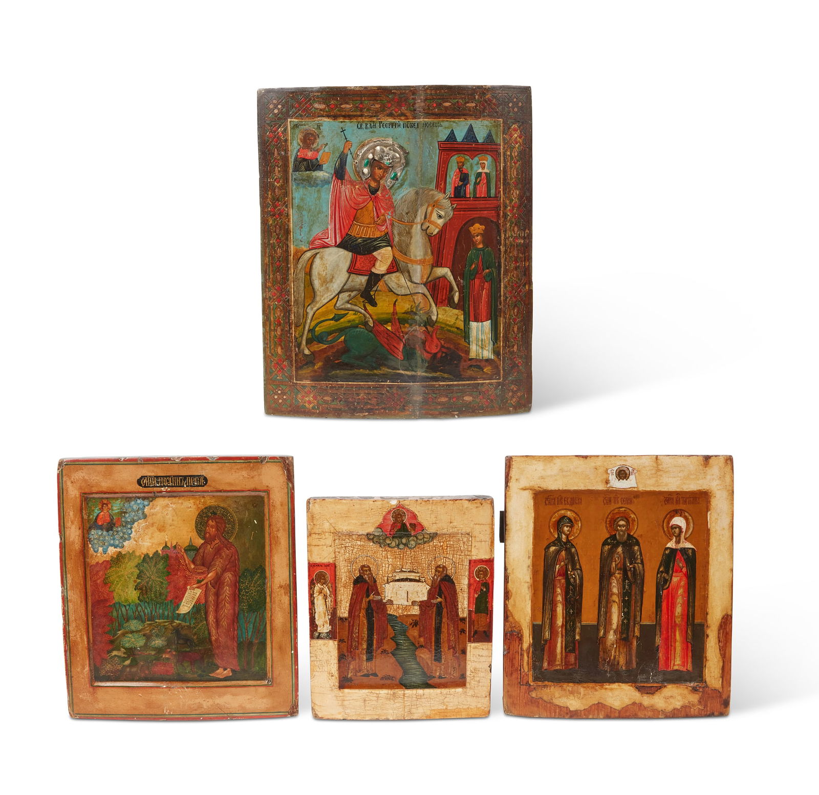 Four Russian icons, 18th-19th century (1 of 5)