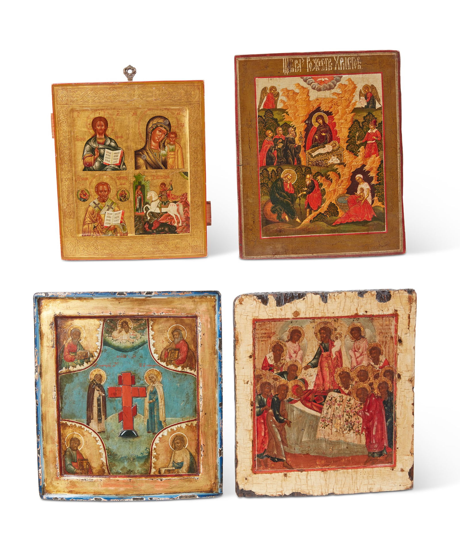 Four Russian icons, 18th-19th century (1 of 6)