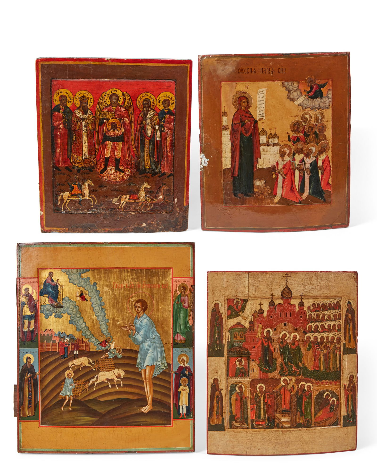 Four Russian icons, 18th-19th century (1 of 5)