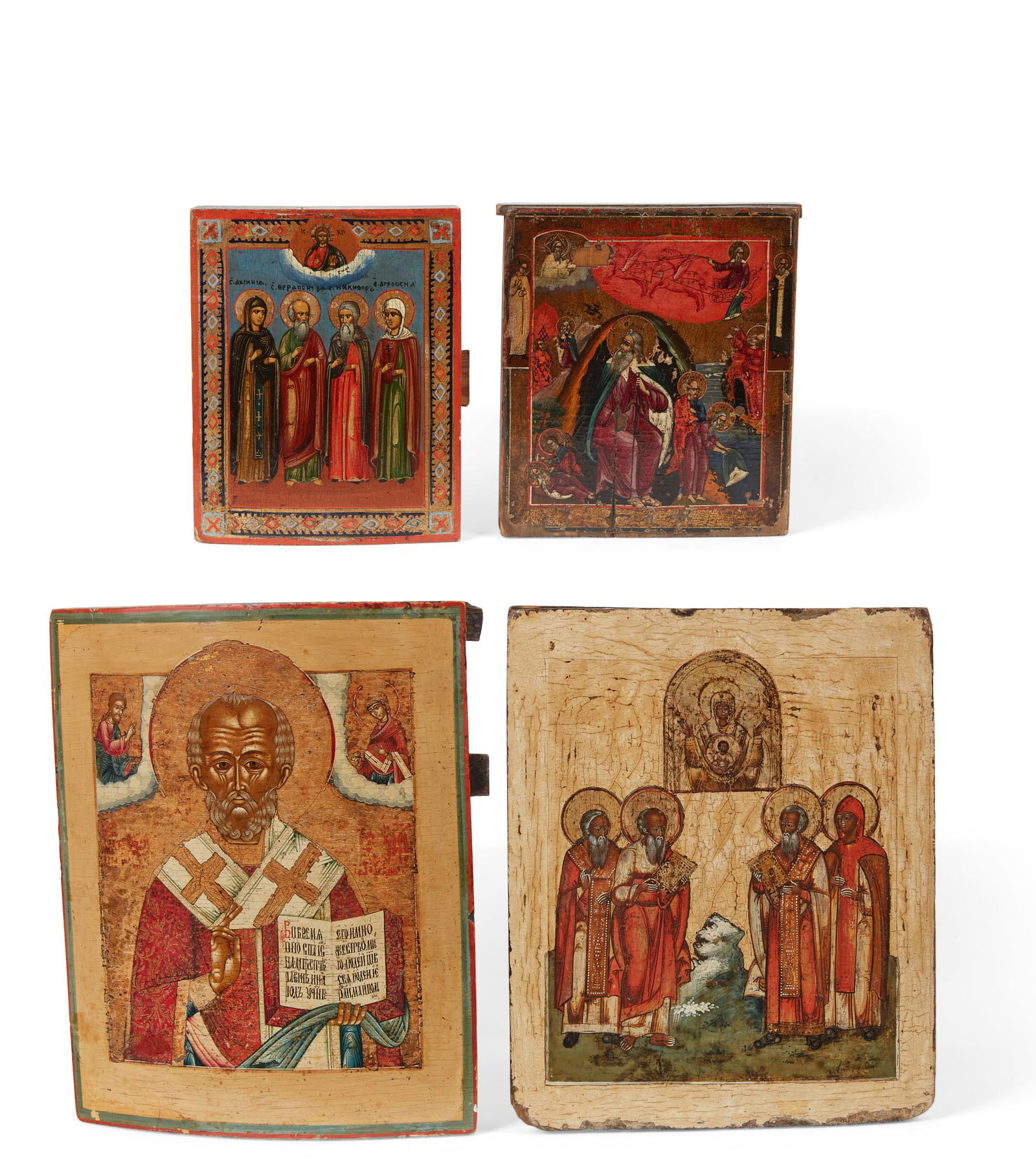 Four Russian icons, 19th century (1 of 5)