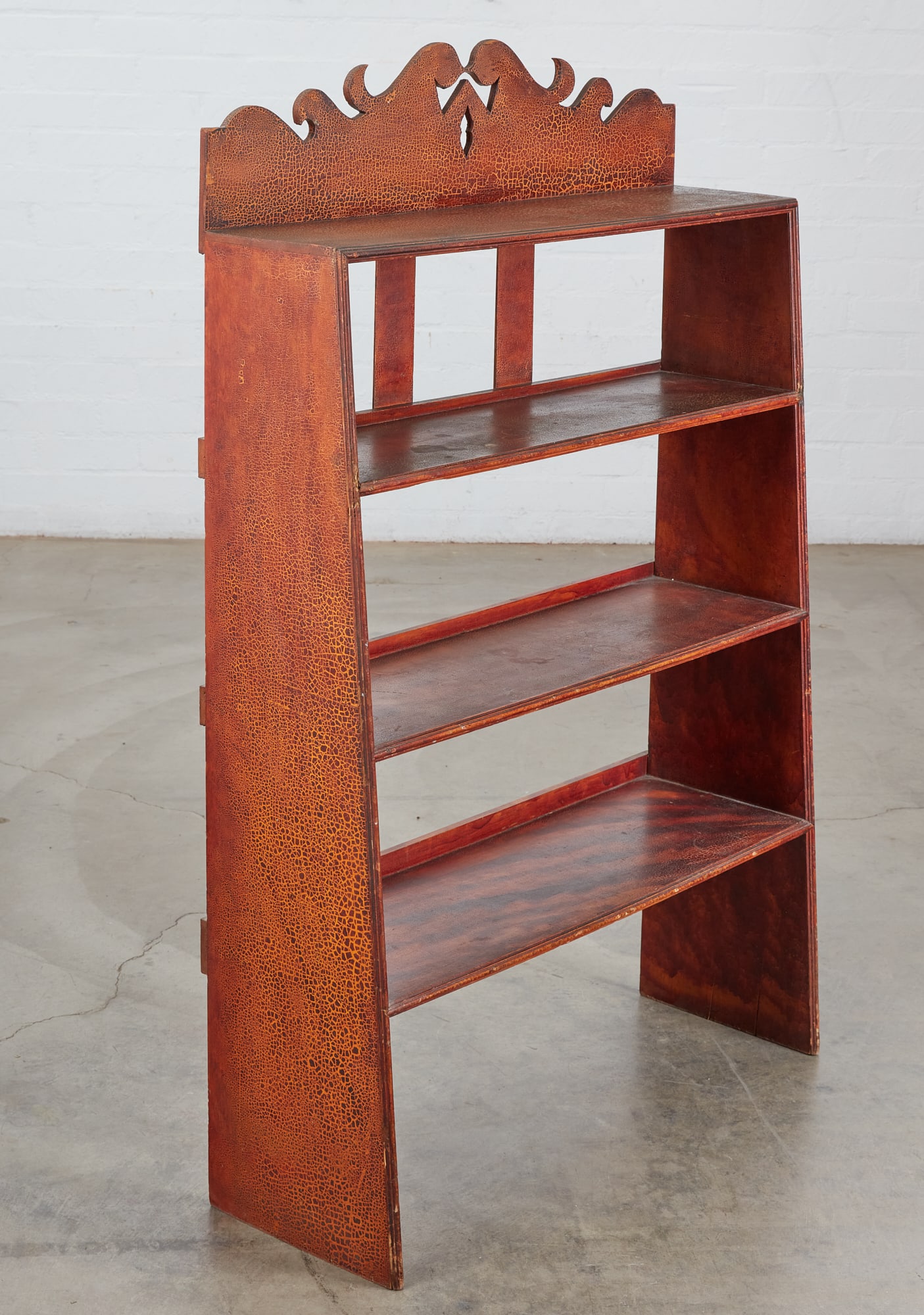 An American grain painted bookcase (1 of 8)