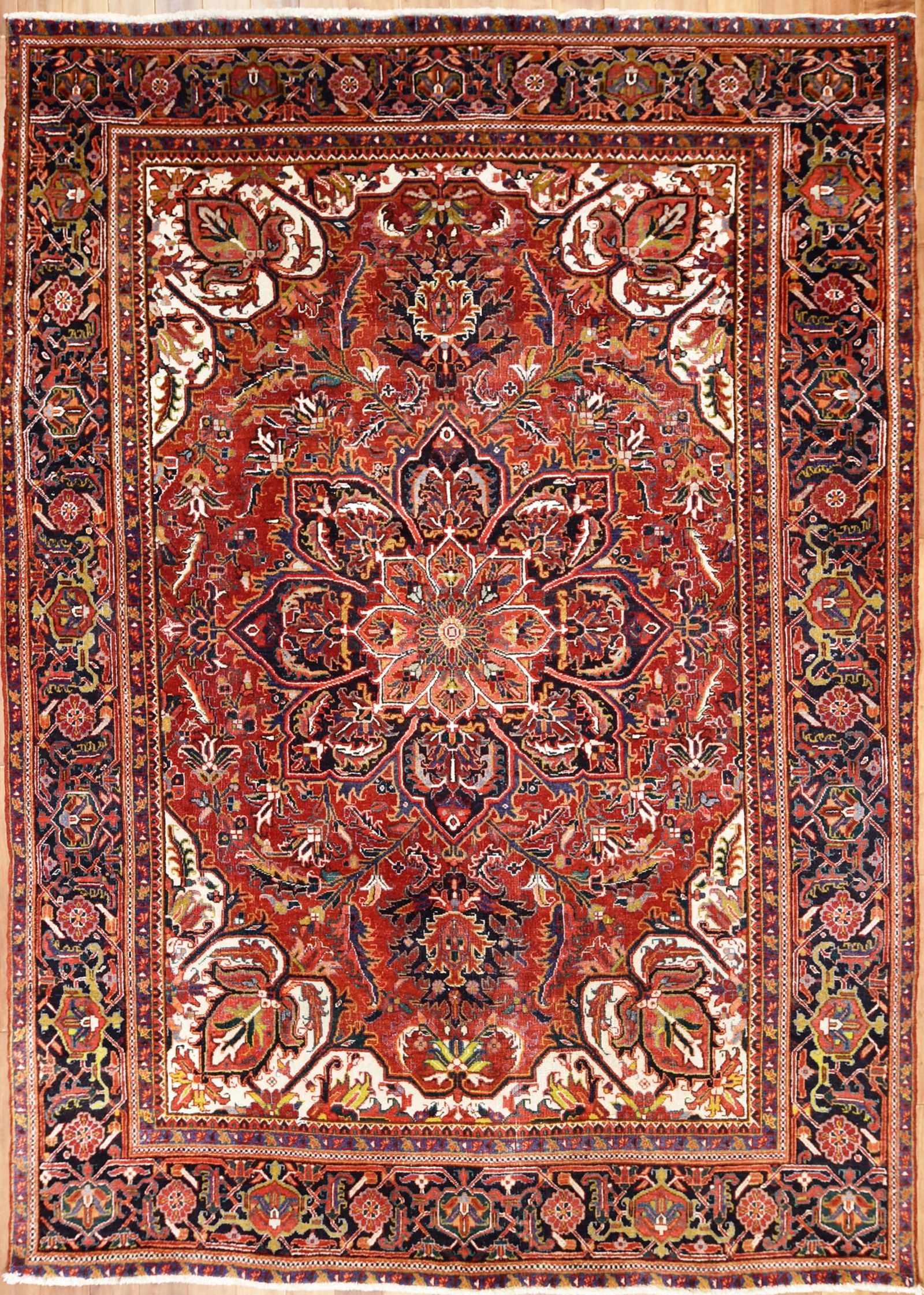 A Heriz rug, North West Persia (1 of 6)