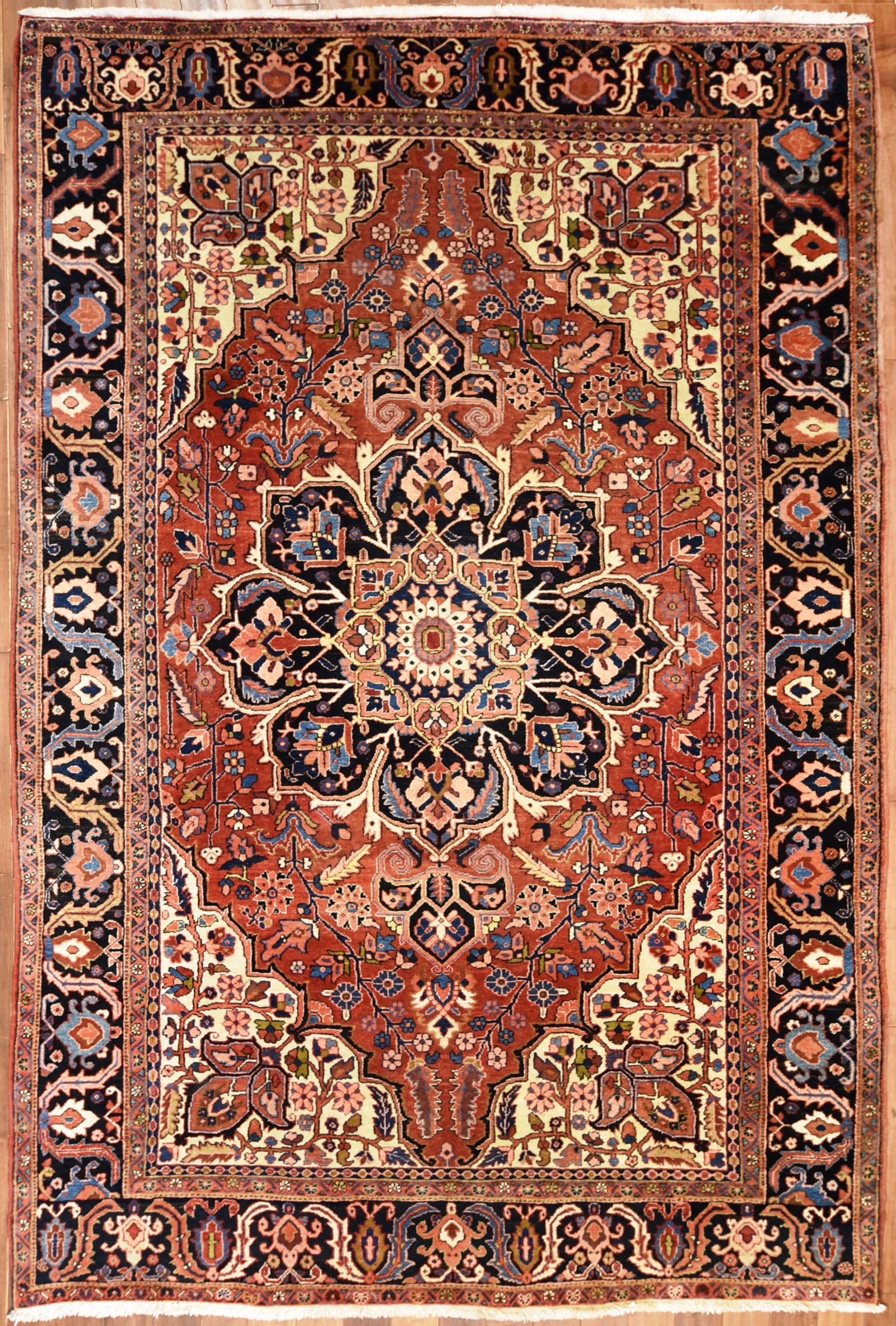 A Heriz rug, North West Persia (1 of 6)