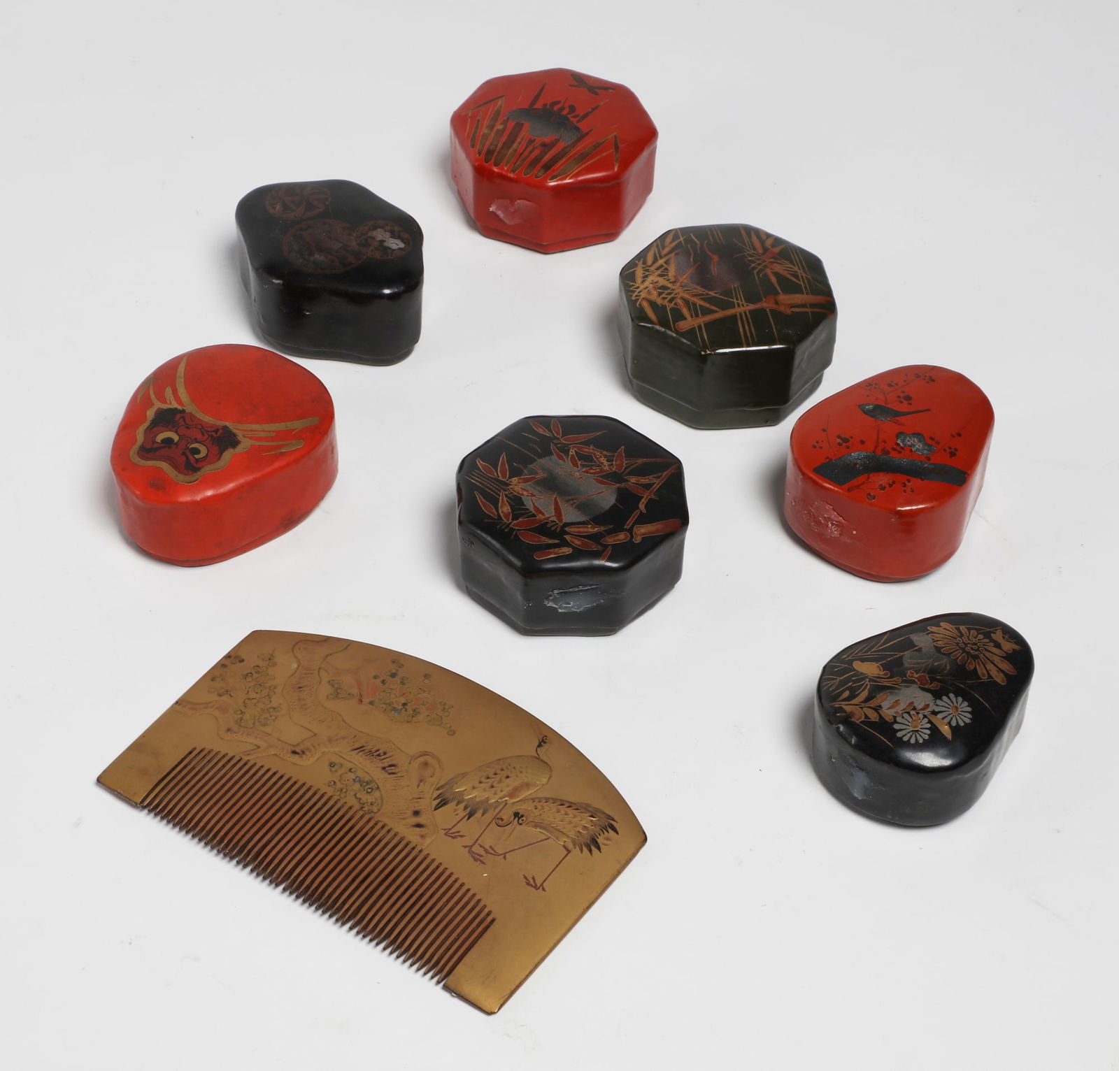 A group of Japanese lacquerware (1 of 4)