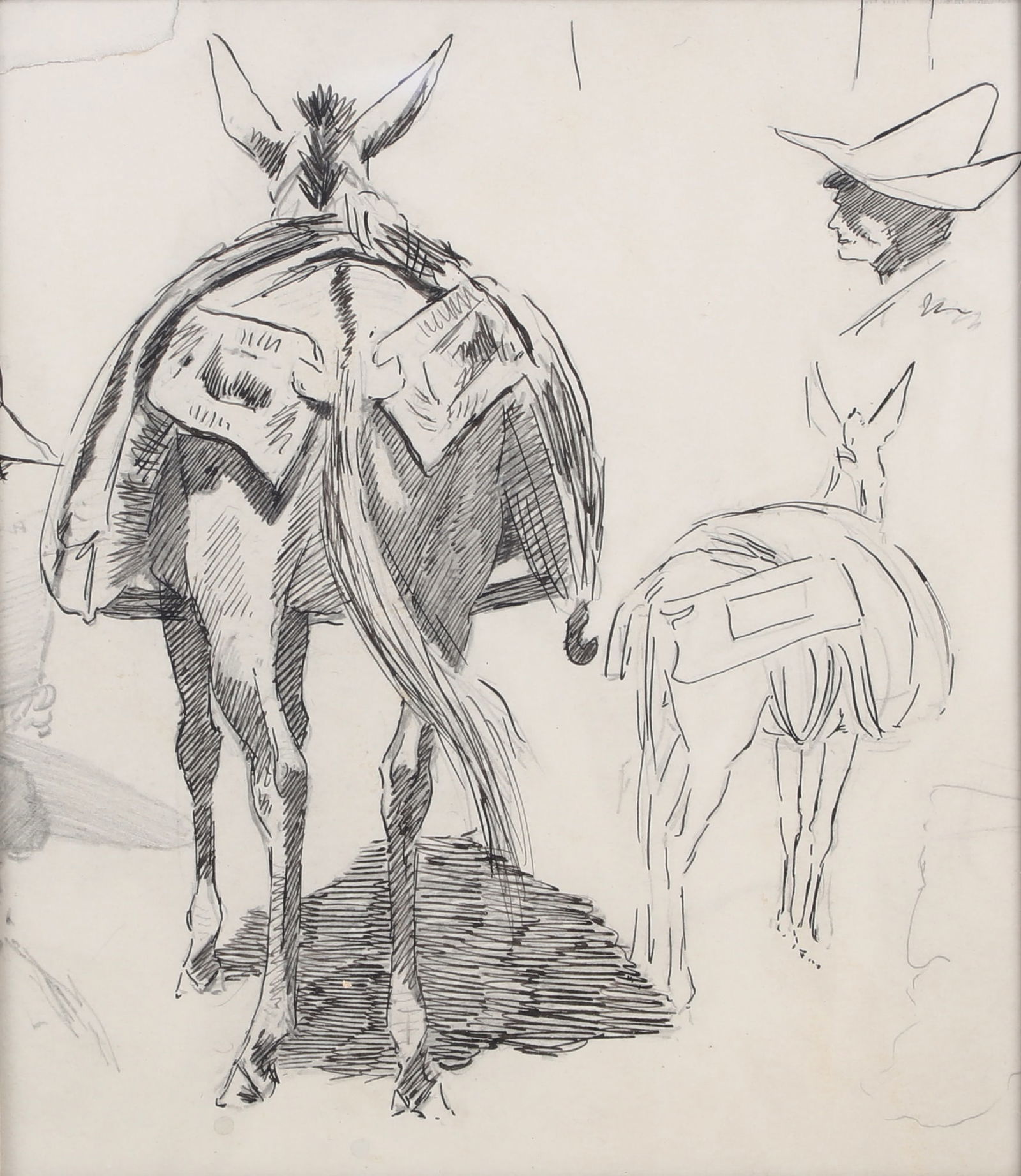 Edward Borein, Two Burros (1 of 5)