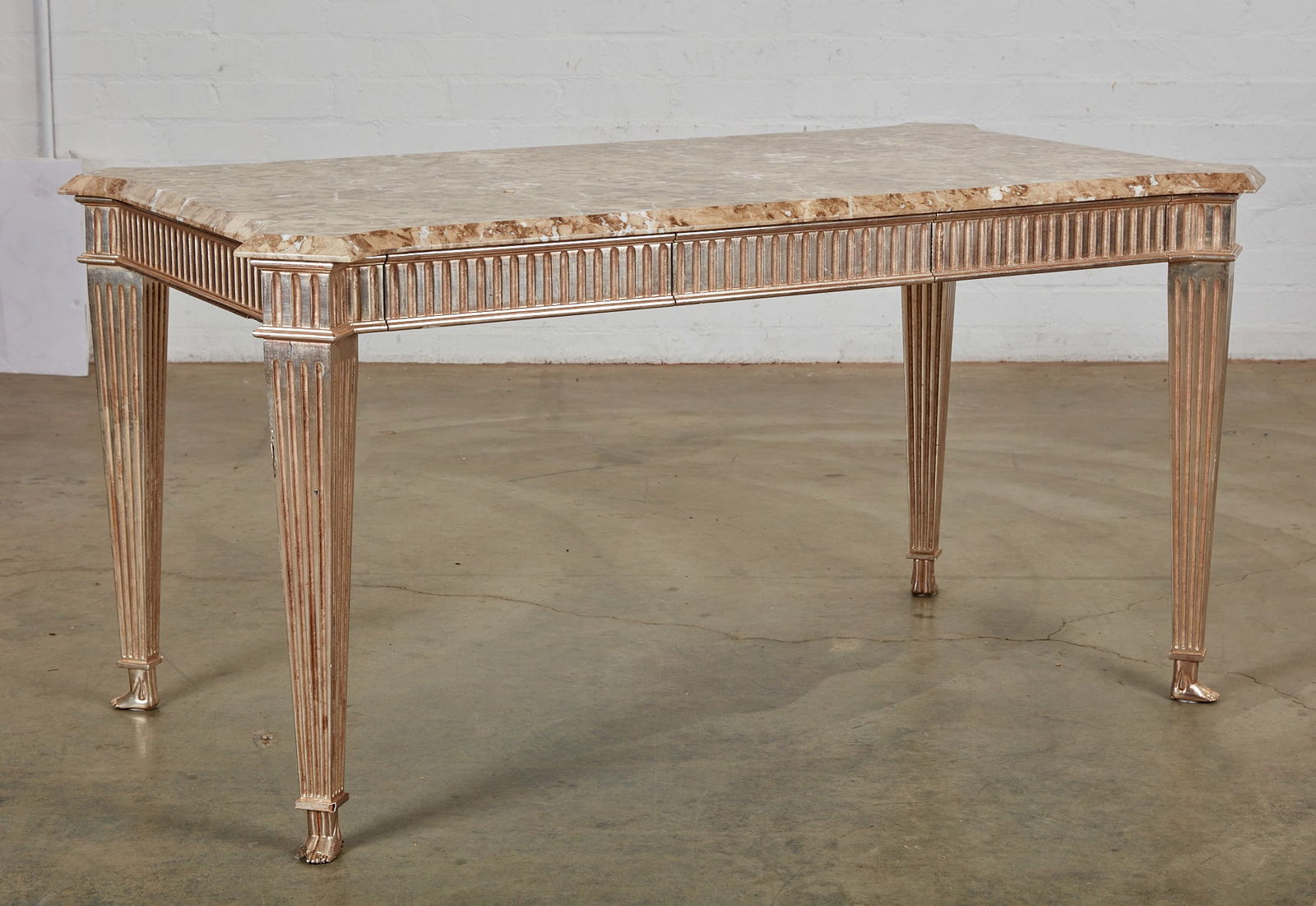 A Neoclassical style silvered table, modern (1 of 12)