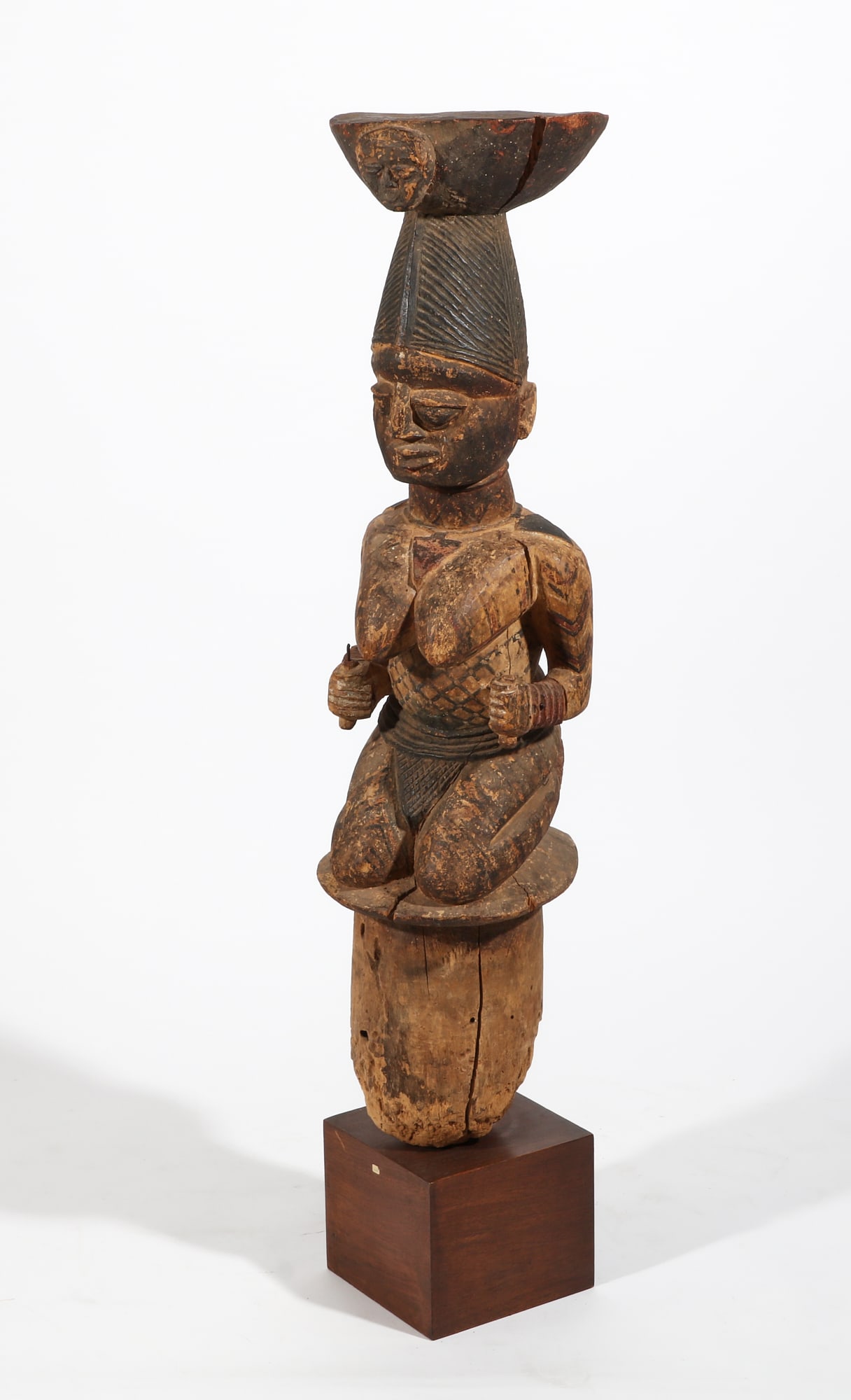 An African Tribal figural house post (1 of 5)