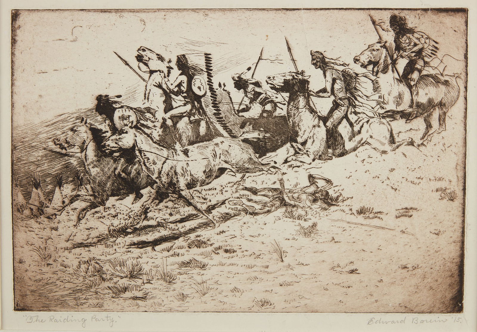 Edward Borein, The Raiding Party (1 of 12)