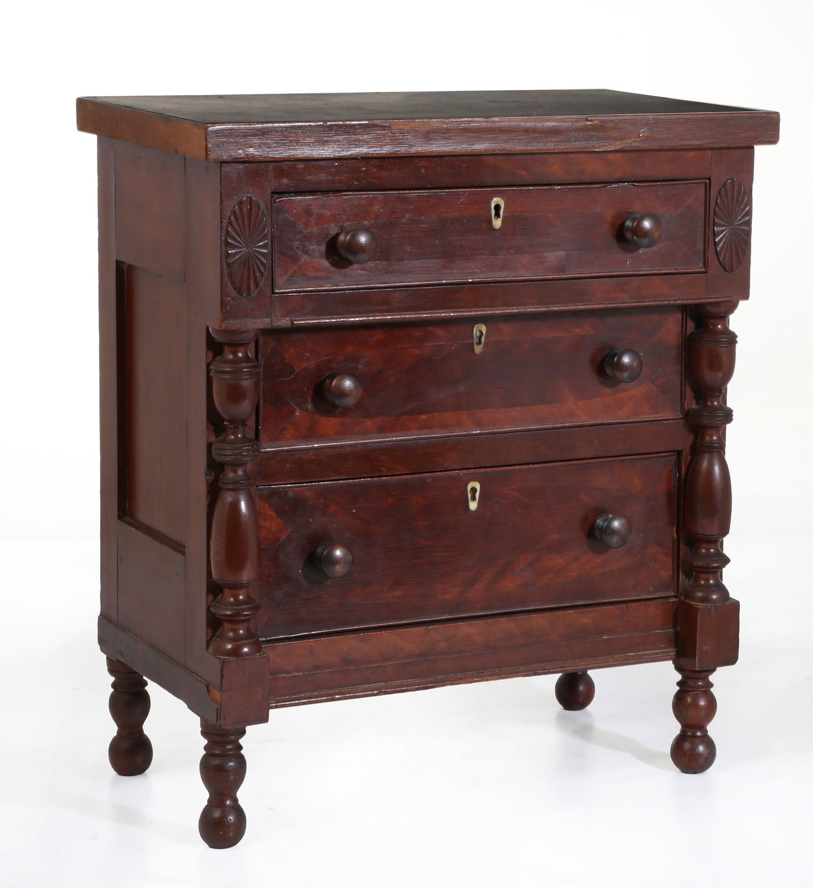 An American Classical miniature chest (1 of 4)