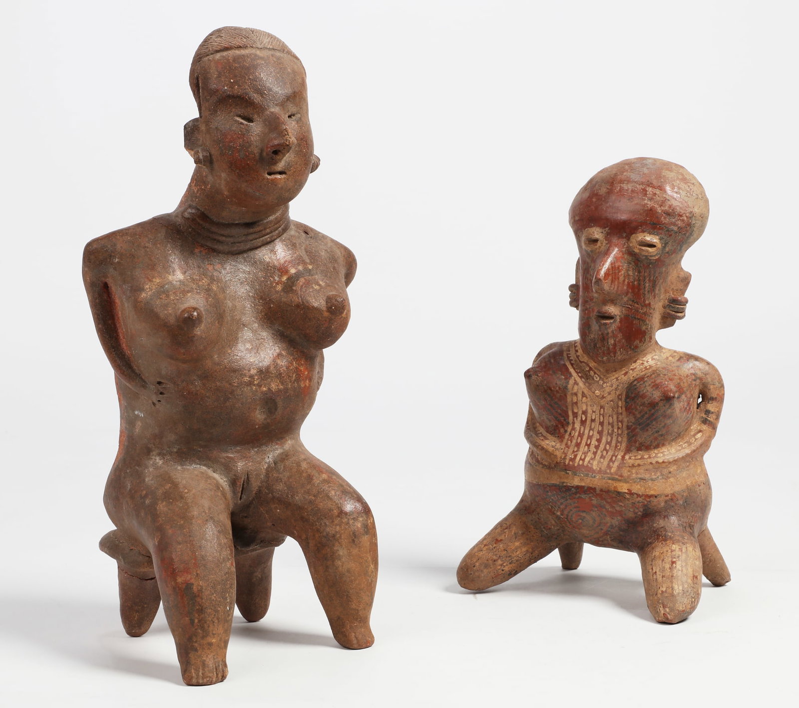 Two South American pottery figures (1 of 5)