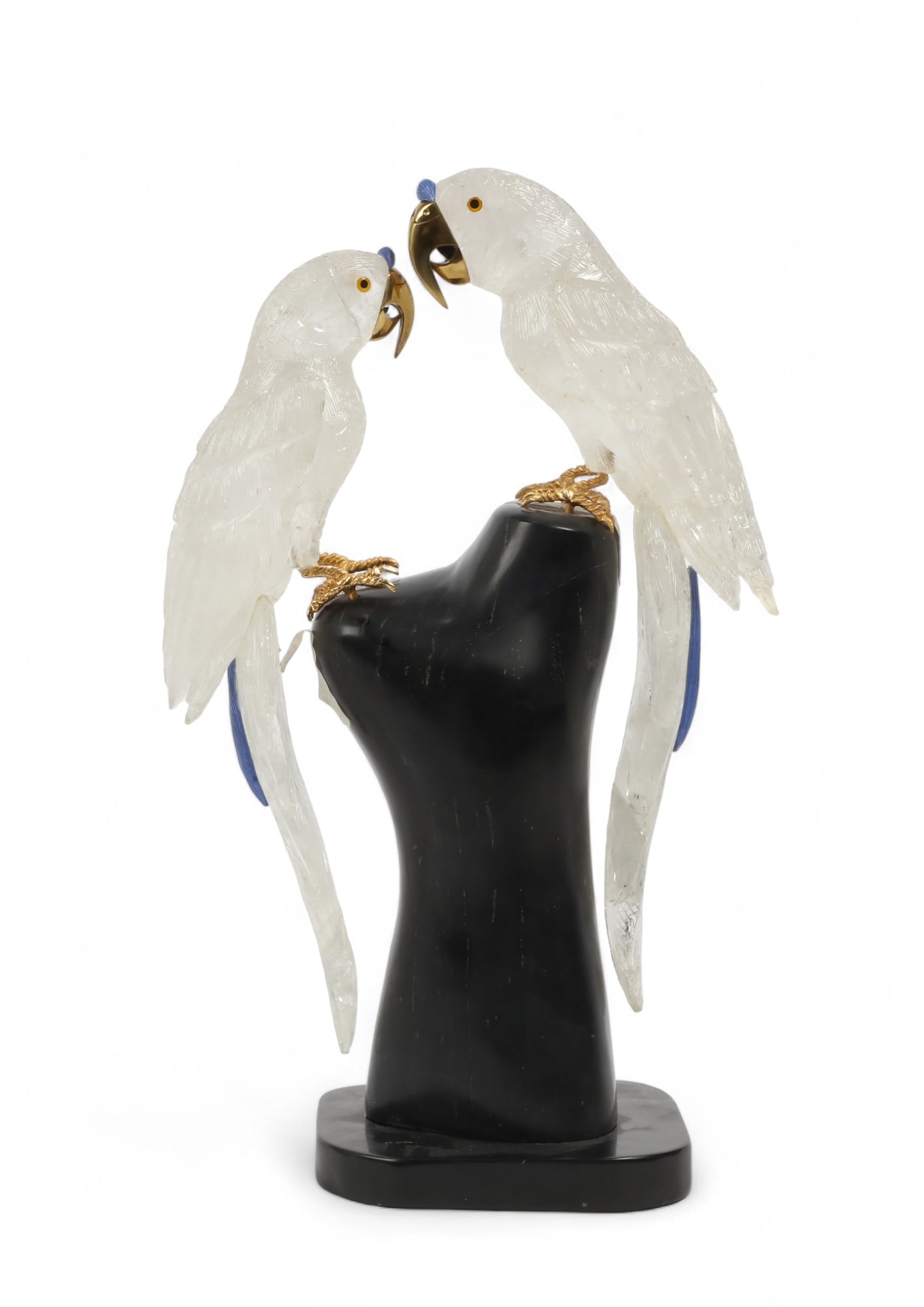 A lapidary model of two parrots (1 of 4)