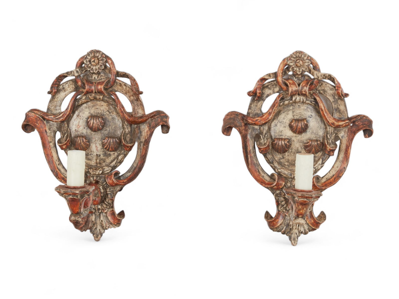 A pair of Continental Baroque style sconces (1 of 4)