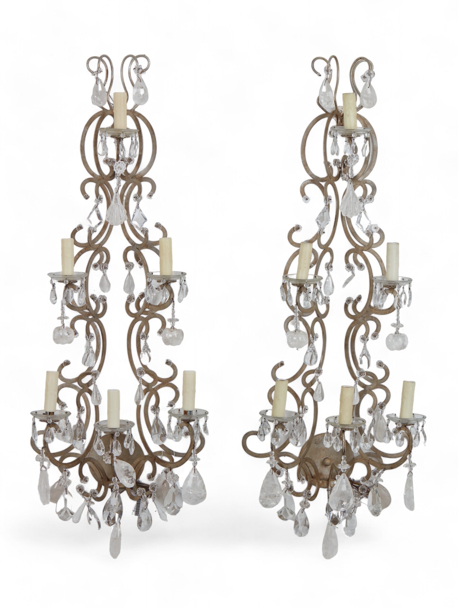 An imposing pair of Rococo style sconces (1 of 6)