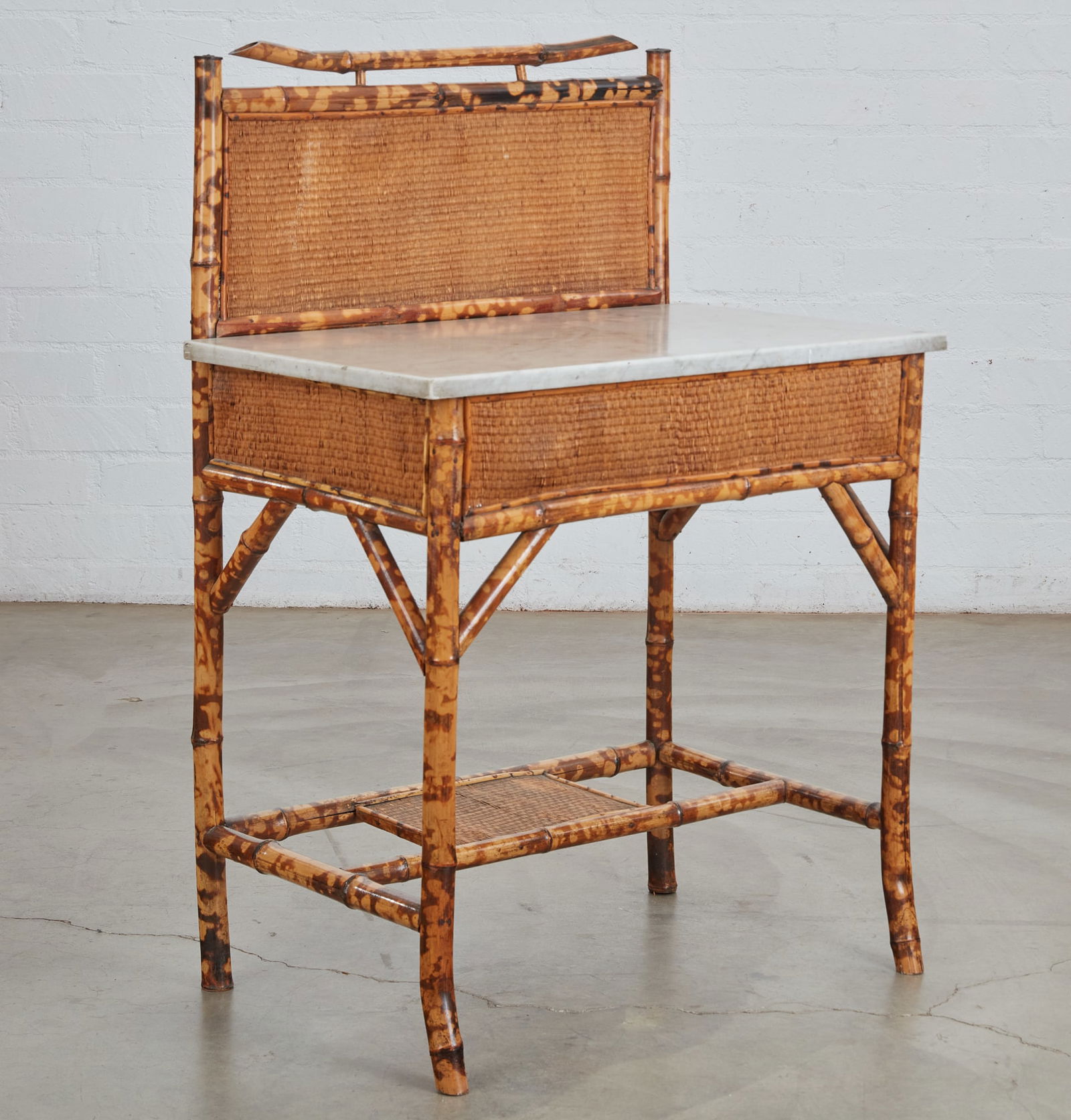 An Aesthetic Movement bamboo wash stand (1 of 4)