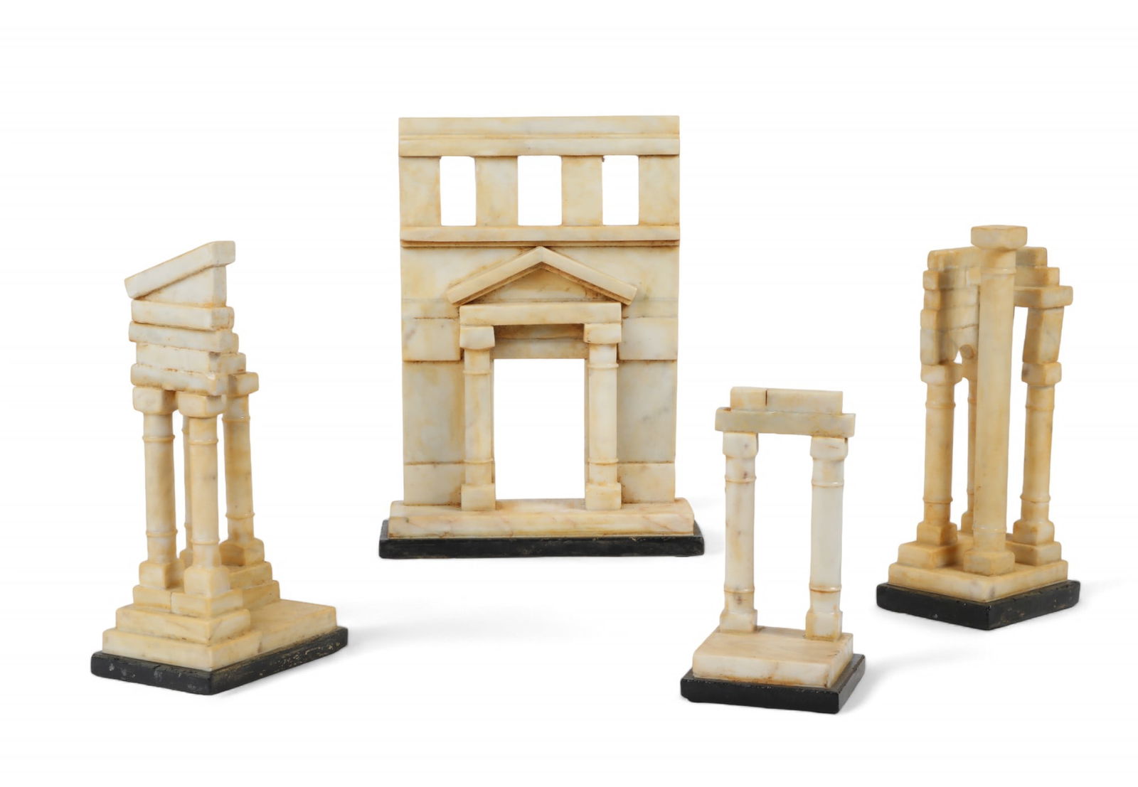 Grand Tour style marble models of Classical ruins (1 of 4)