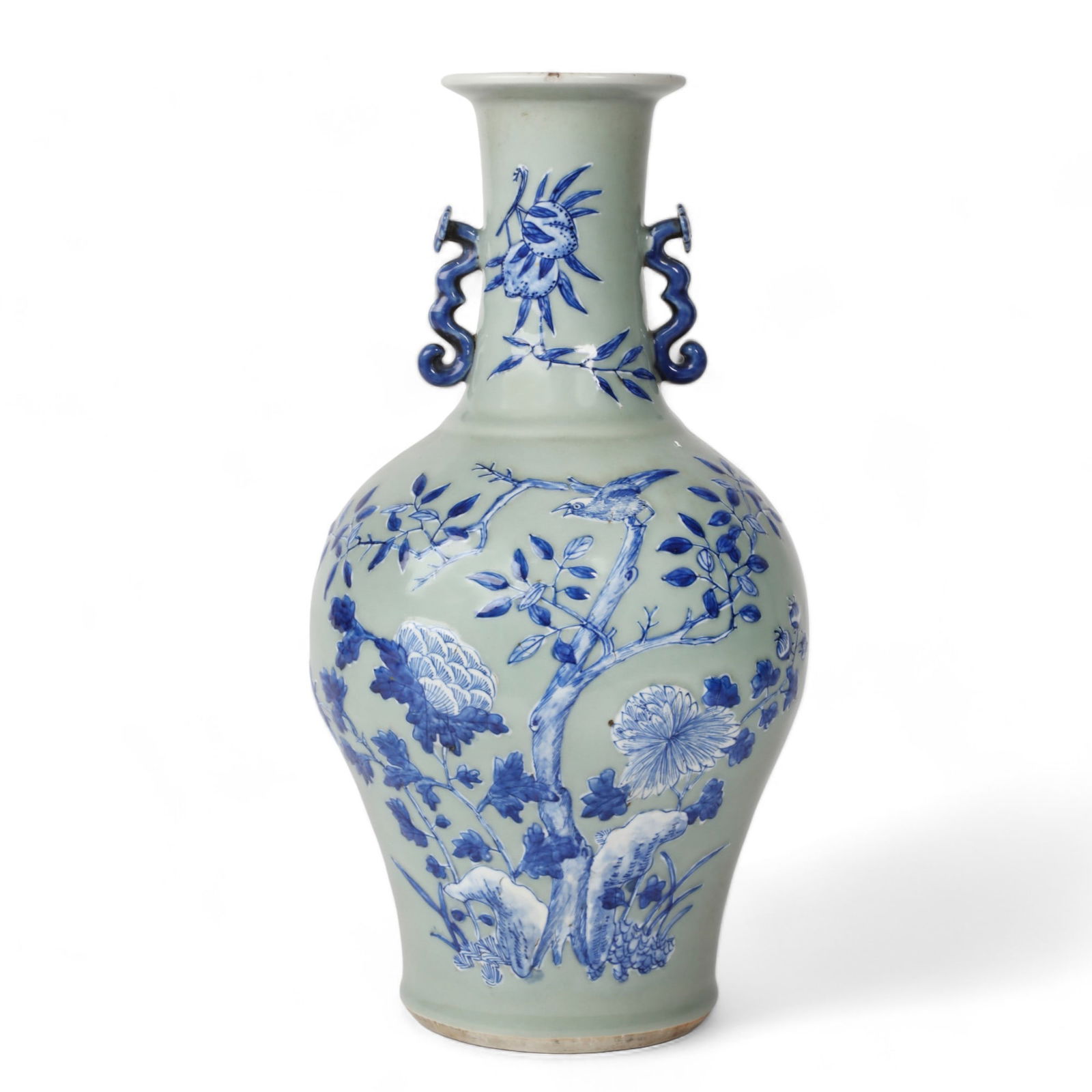 A Chinese celadon vase (1 of 4)