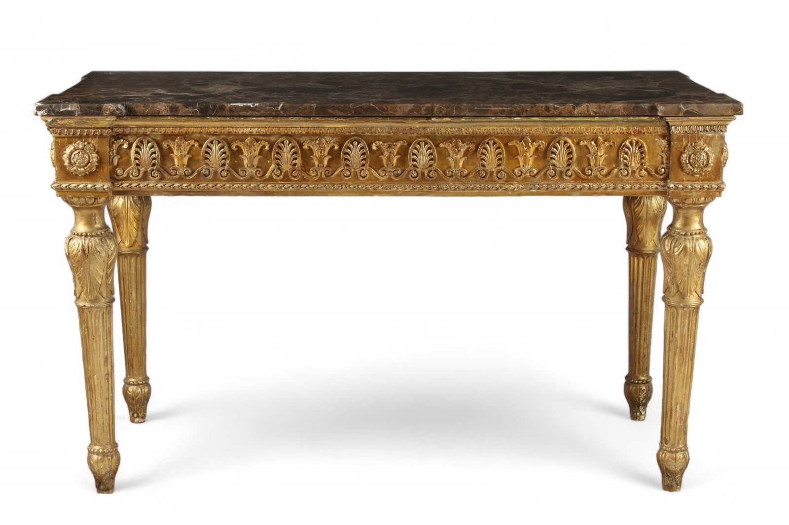 An Italian Neoclassical  giltwood console table (1 of 6)