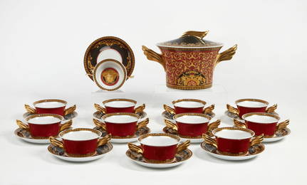A Versace For Rosenthal part dinner service