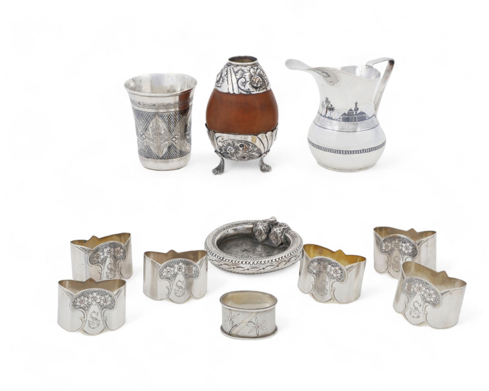 A group of International silver table articles (1 of 6)