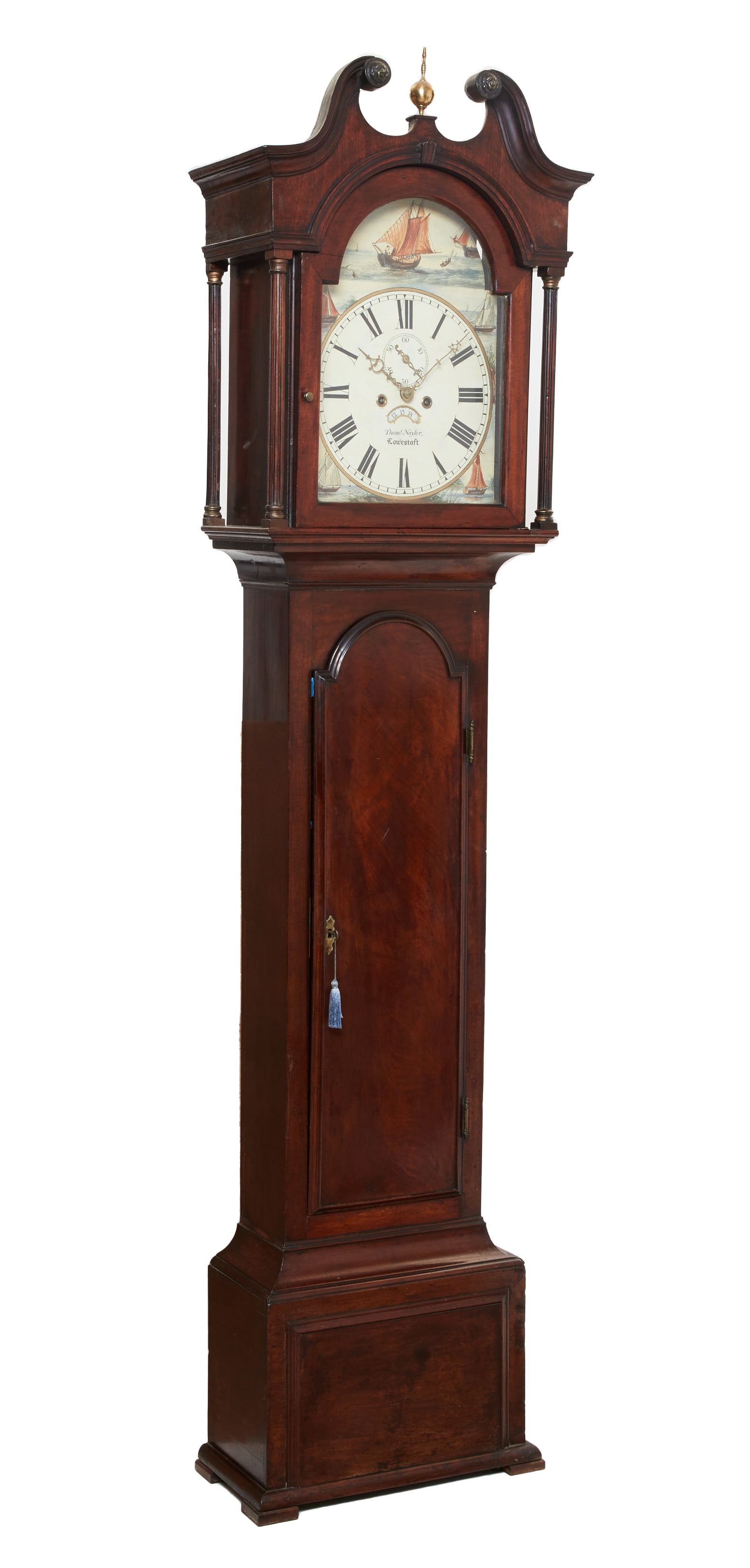 A George IV mahogany tall case clock (1 of 8)