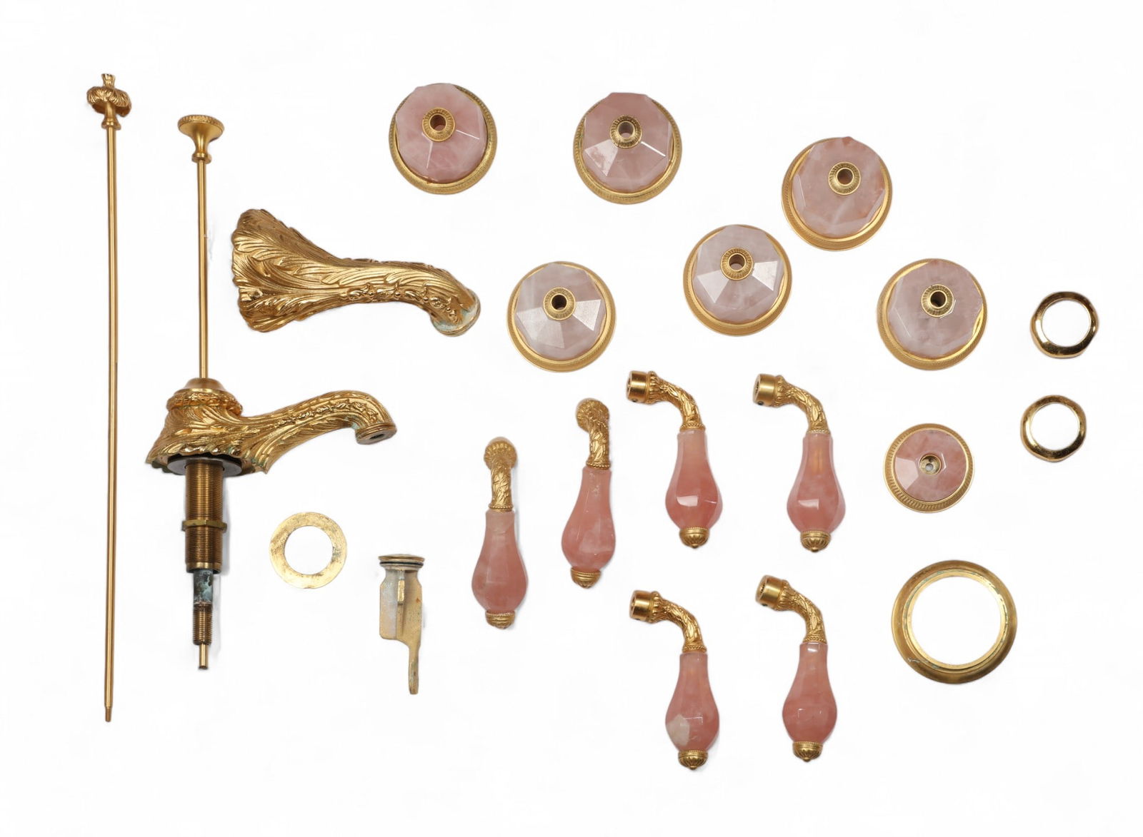 A group of Sherle Wagner bathroom hardware (1 of 5)