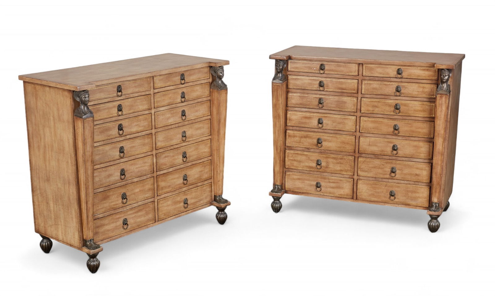 A pair of Kreiss Regency style side cabinets (1 of 11)