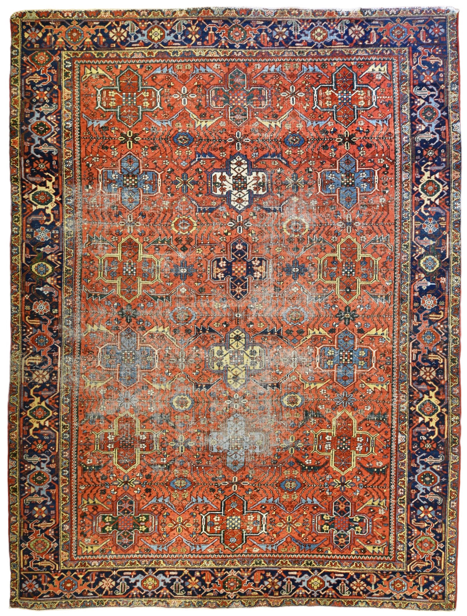 A Heriz rug, early 20th century (1 of 8)