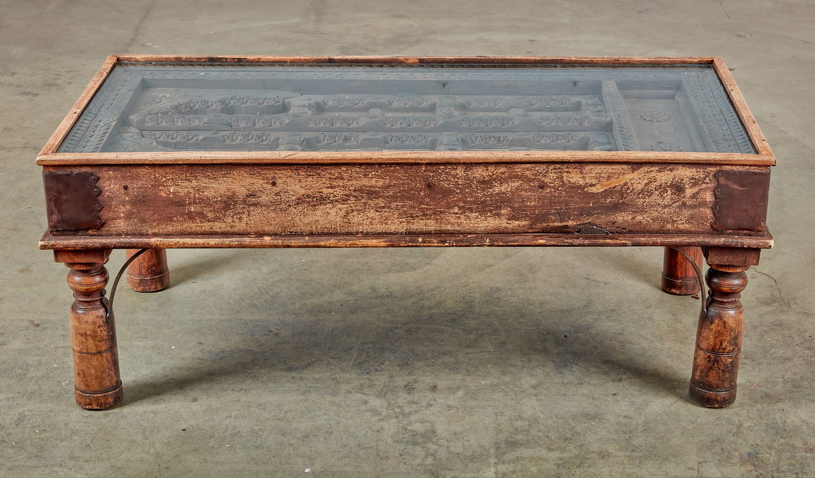 A Southeast Asian carved wood window (1 of 7)