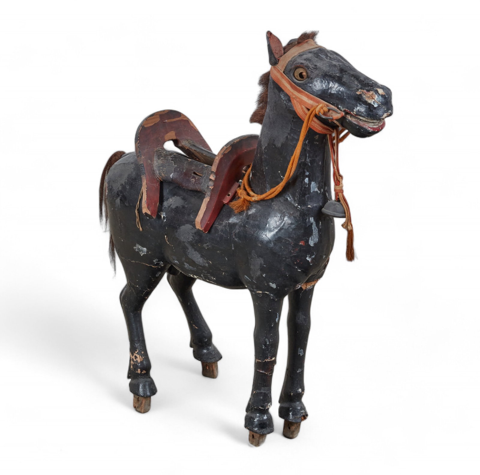 A Japanese model of a horse, ningyo (1 of 6)