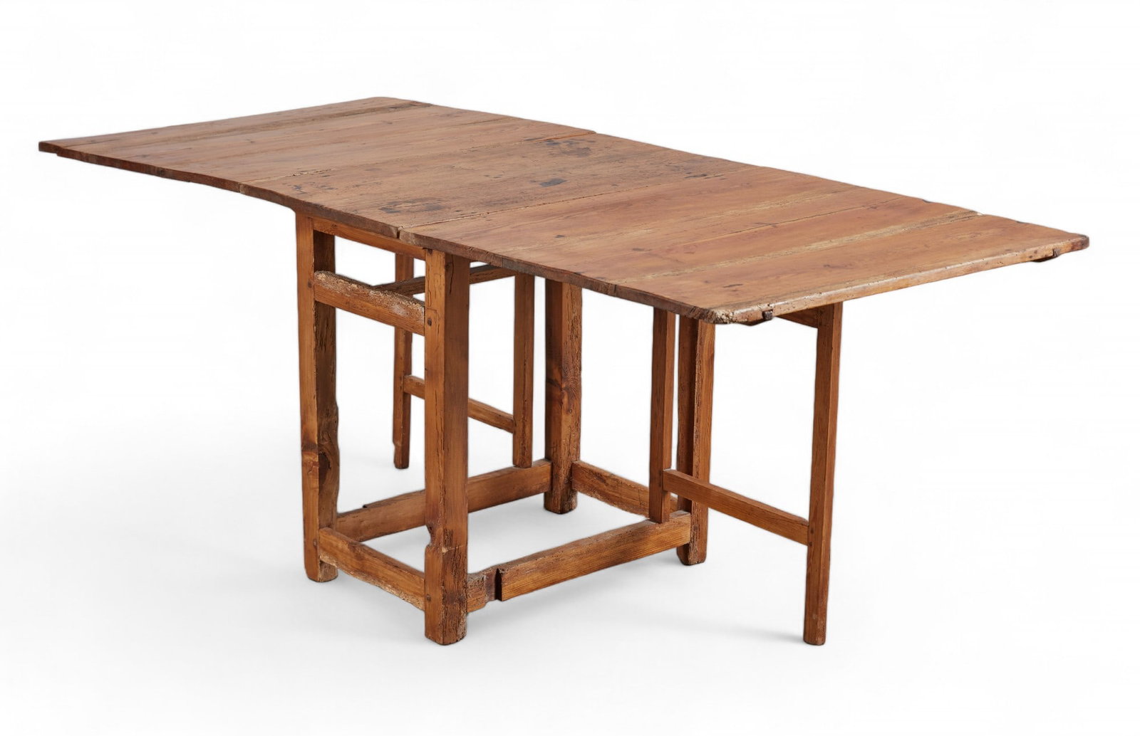 A Continental pine drop leaf table (1 of 5)