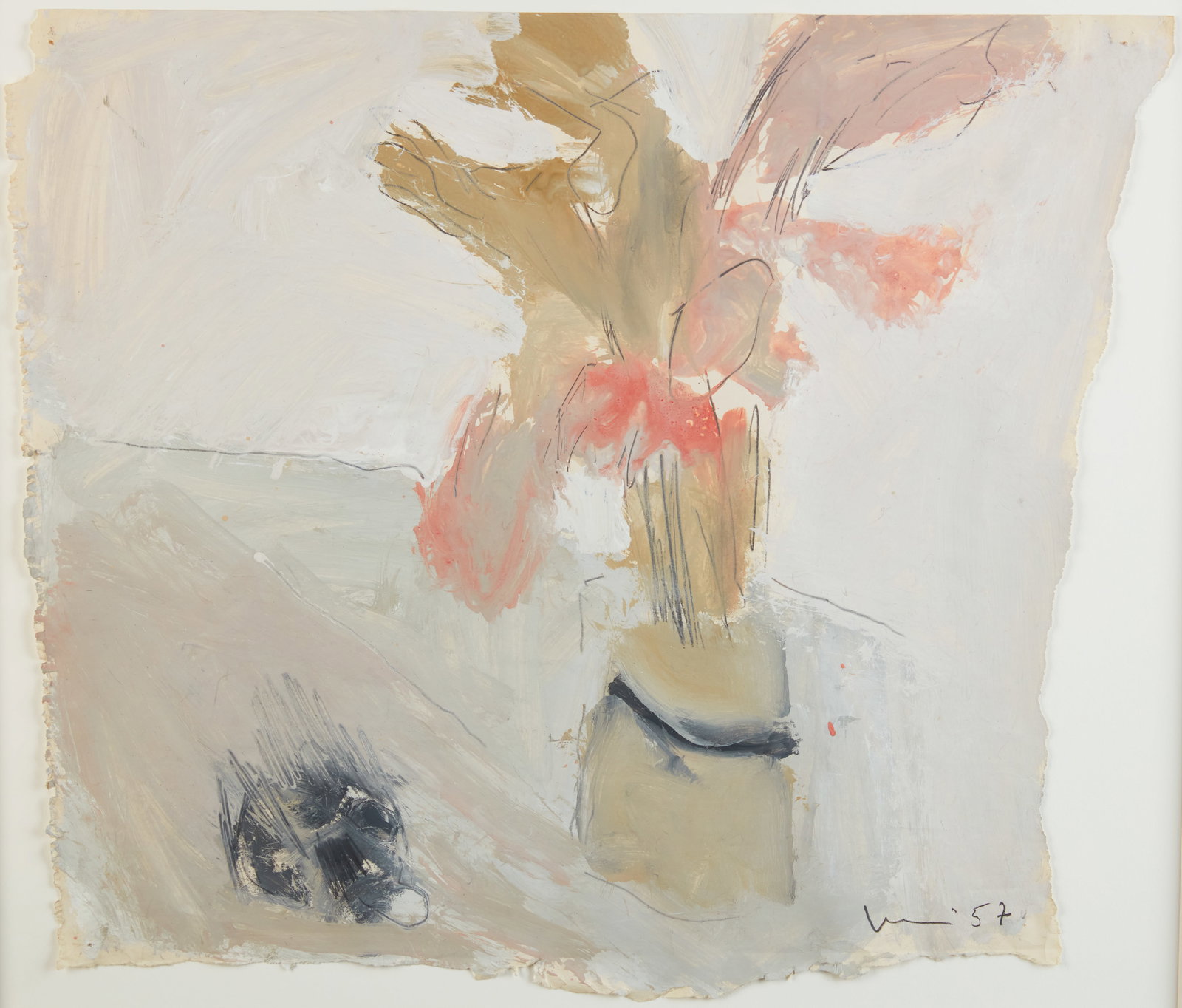 Manuel Neri, Untitled Floral Study no. 1 1957 (1 of 7)