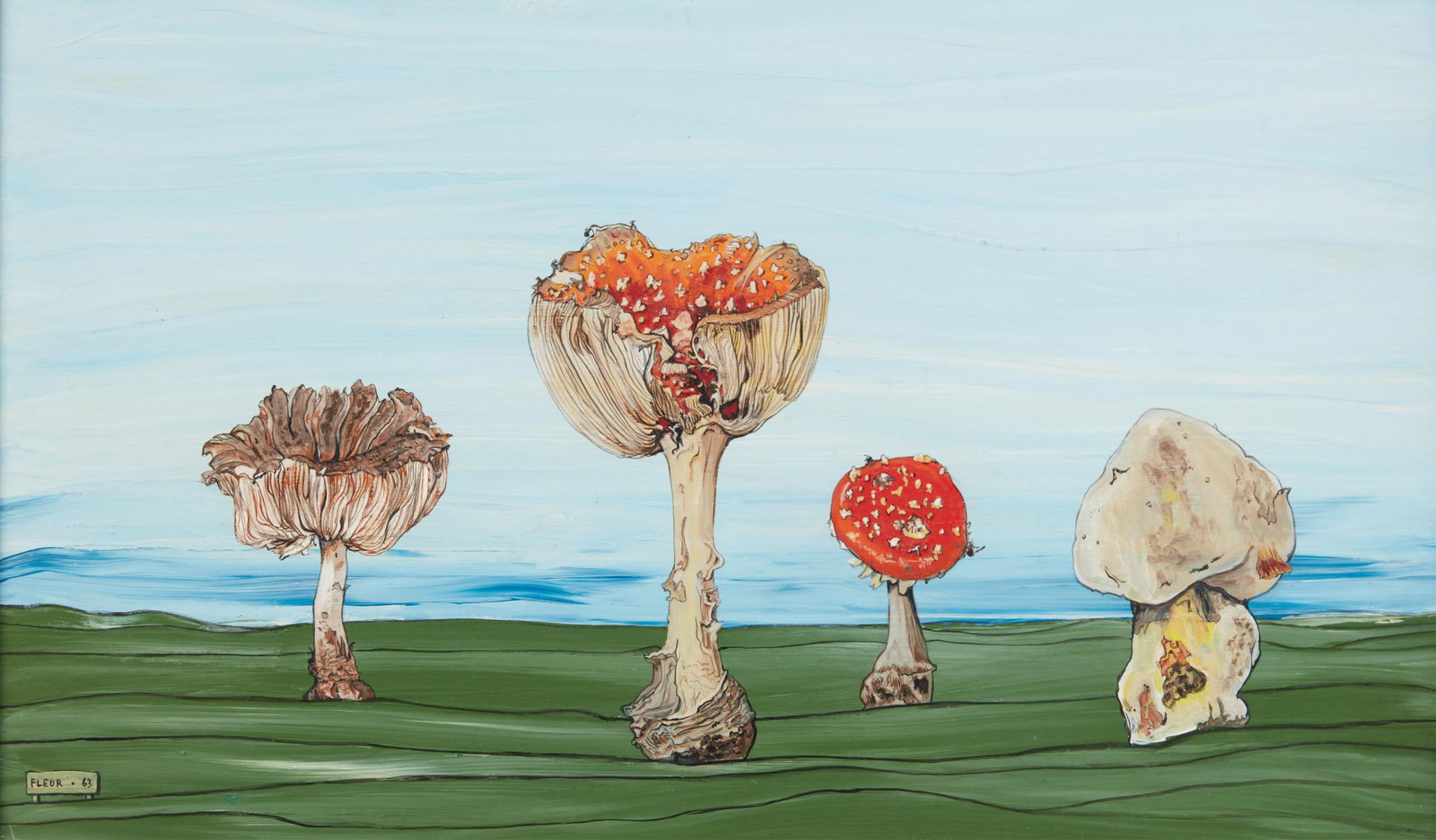 Fleur (Florence Friedman) Cowles, Magic Mushrooms (1 of 6)