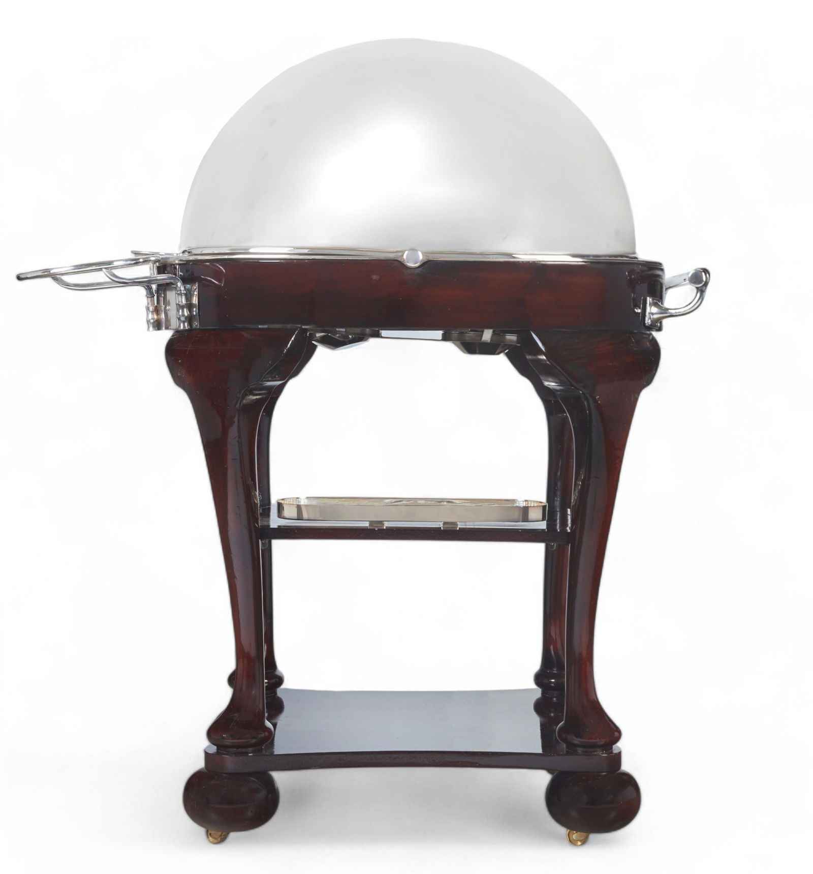 An English Art Deco silver plated roast beef cart, Drakes Silversmiths Ltd., London circa 1930 (1 of 11)