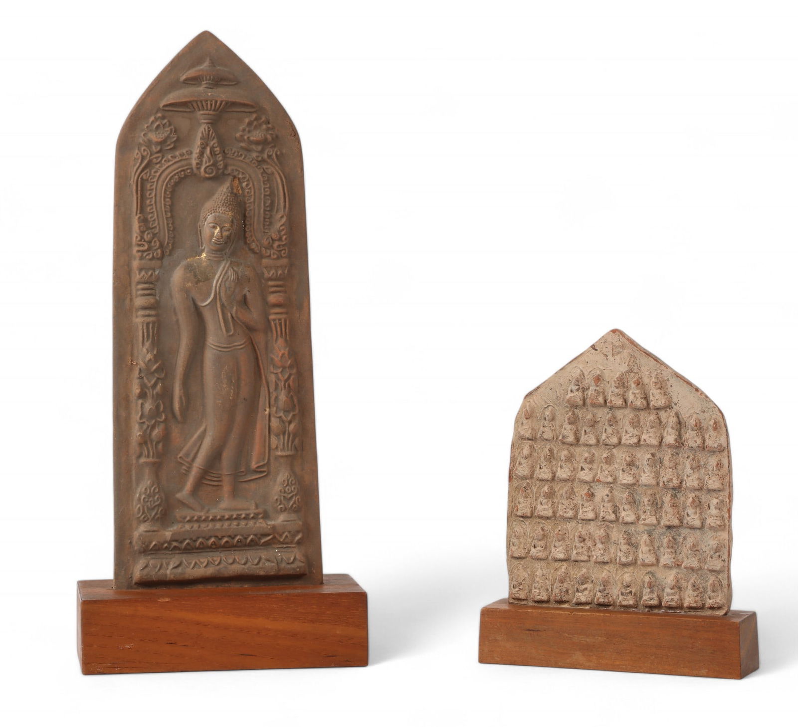 Two Southeast Asian plaques depicting Buddha (1 of 5)