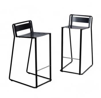 A pair of Paolo Pallucco metal Suomi chairs: A pair of Paolo Pallucco ebonzied metal Suomi chairsdesigned circa 1987height 29 1/2in (75cm); width 15in (38cm); depth 12 1/2in (32cm)