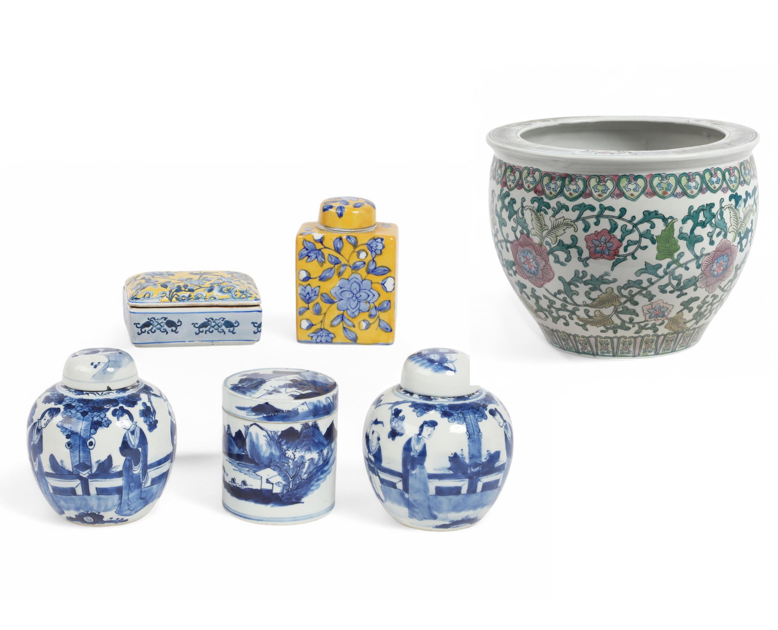 Six pieces of Asian porcelain (1 of 8)