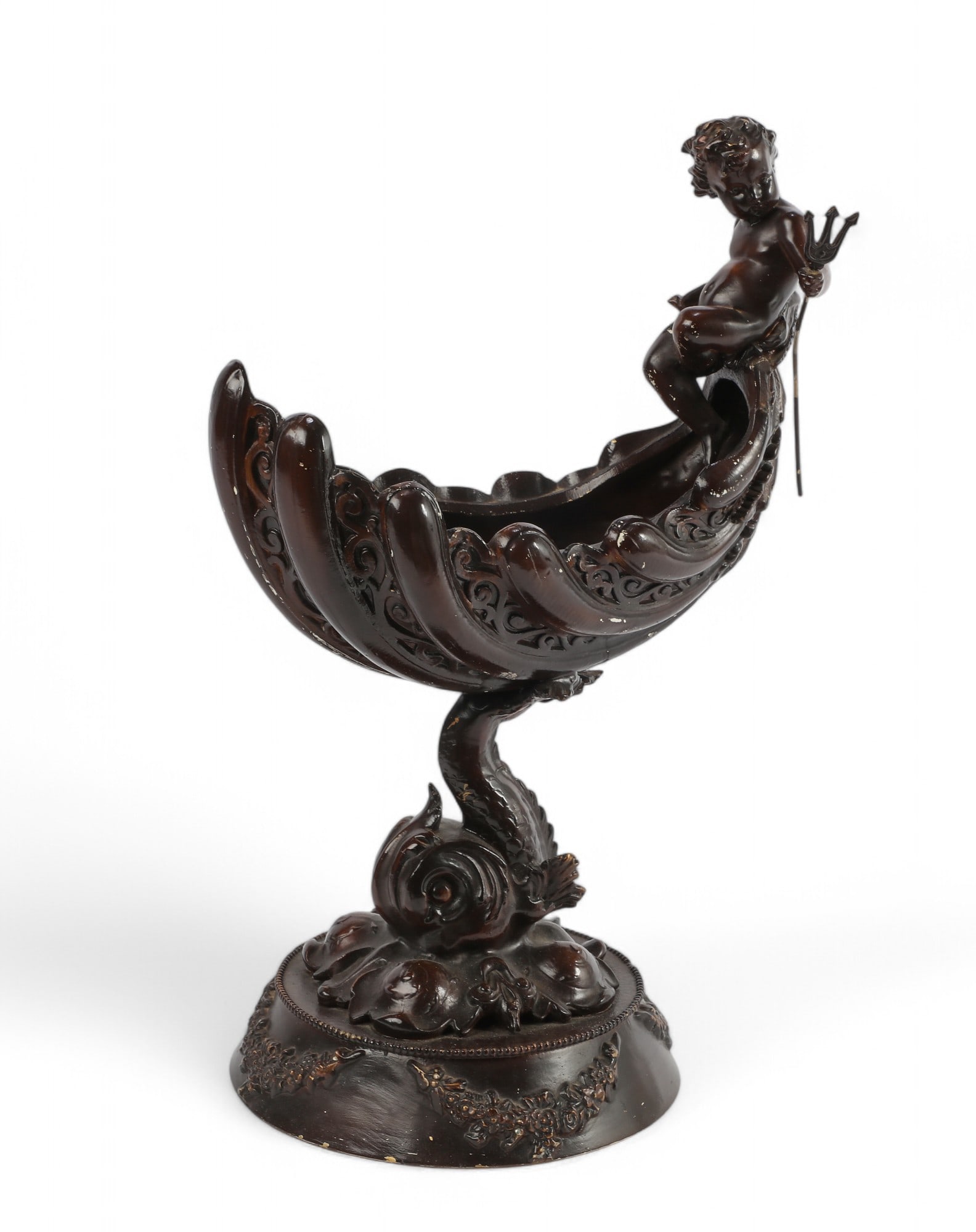 Bronze Cornucopia Centerpiece Bowl (1 of 4)