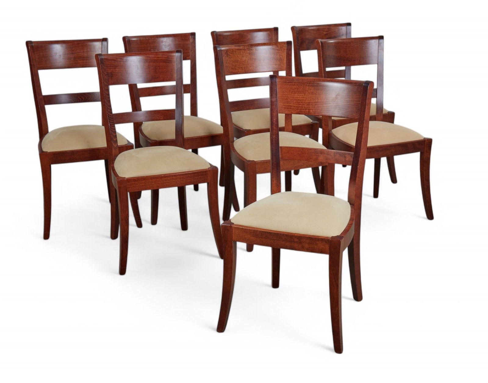 A set of eight contemporary Meyer dining chairs, Pottery Barn (1 of 4)