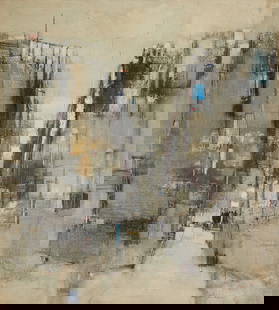 Max Gunther (Swiss, 1934-1974), Tell Alors: Max Gunther(Swiss, 1934-1974)Tell Alorsoil on boardsigned lower right.28 1/2 x 25 1/4in (72 x 65cm) Provenance:Property from a Private Collection, Santa Monica, California.