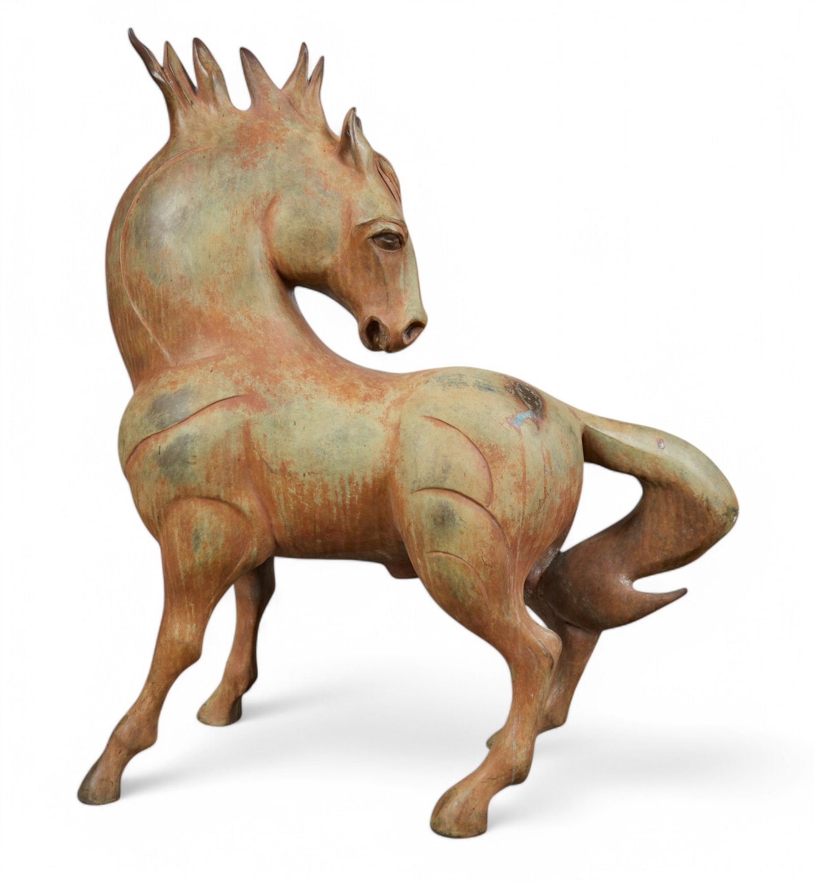 Barbara Beretich (American, 1936-2018), Horse: Barbara Beretich (American, 1936-2018) Horse patinated bronze signed Beretich height 32in (81cm); width 29in (74cm); depth 10in (25.5cm)