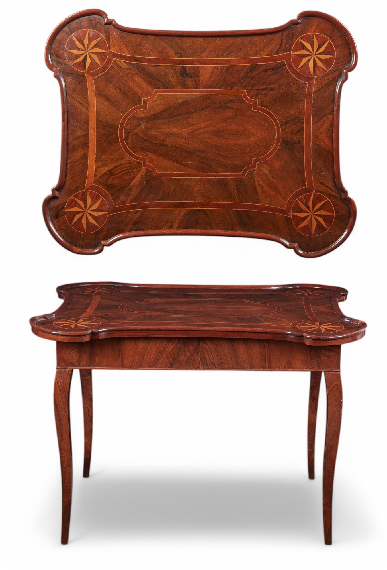 An Italian Rococo style inlaid games table (1 of 9)