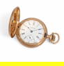 Waltham 14K gold hunting case pocket watch