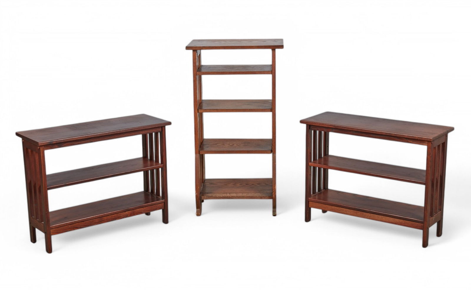 Three American Mission style bookshelves (1 of 4)