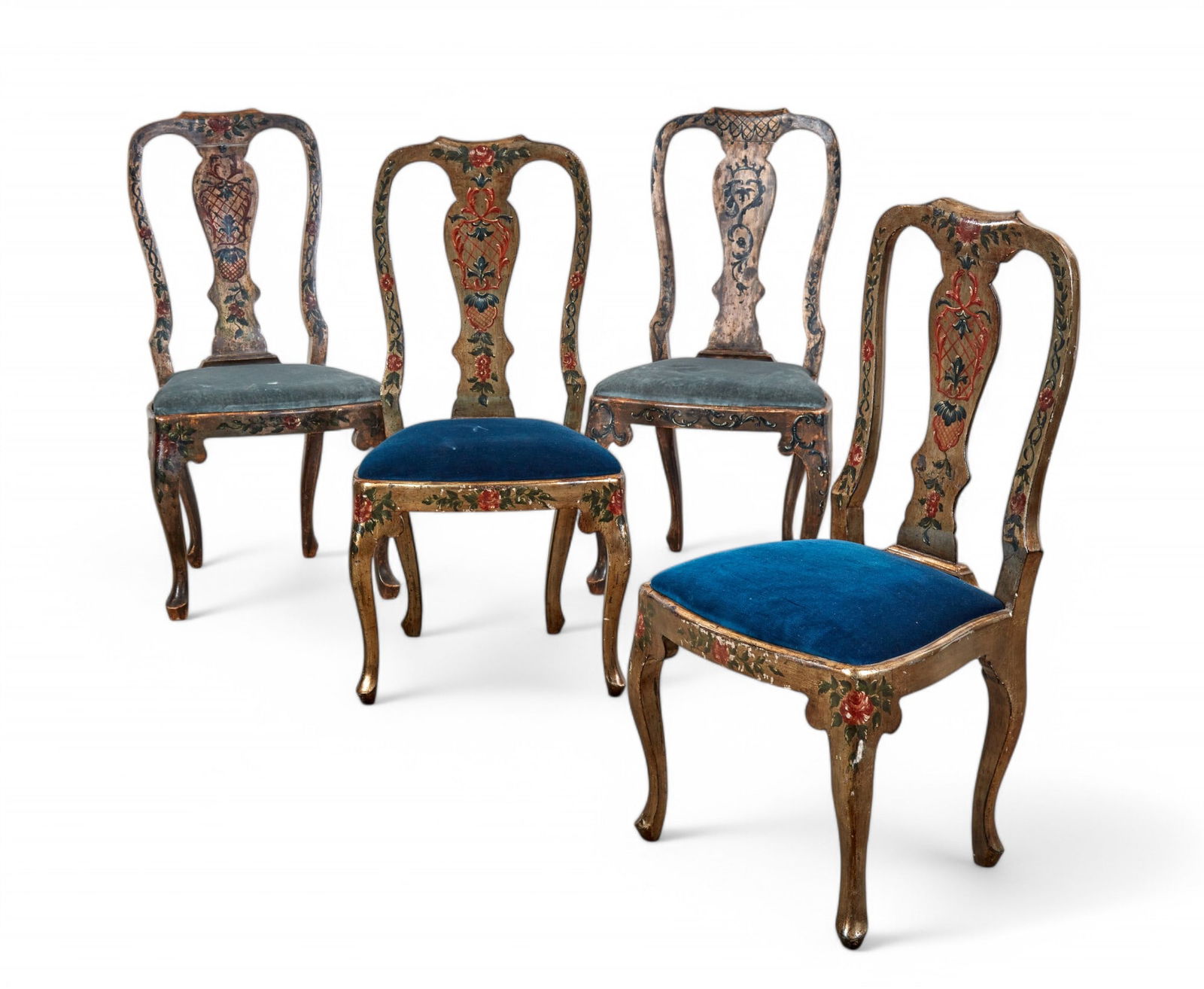 Four Italian Rococo style side chairs (1 of 10)