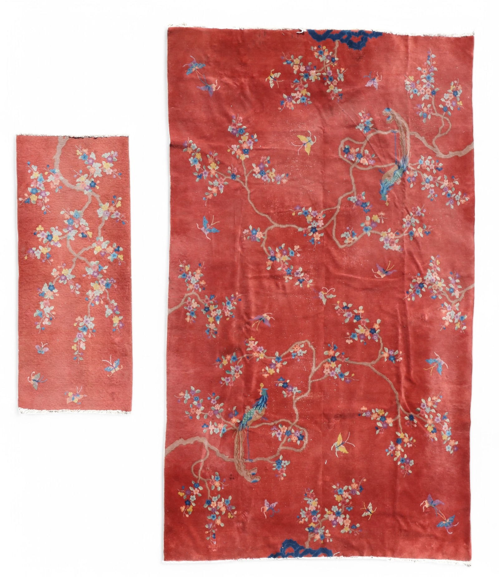 Two Chinese Nicholls style Art Deco rugs (1 of 5)