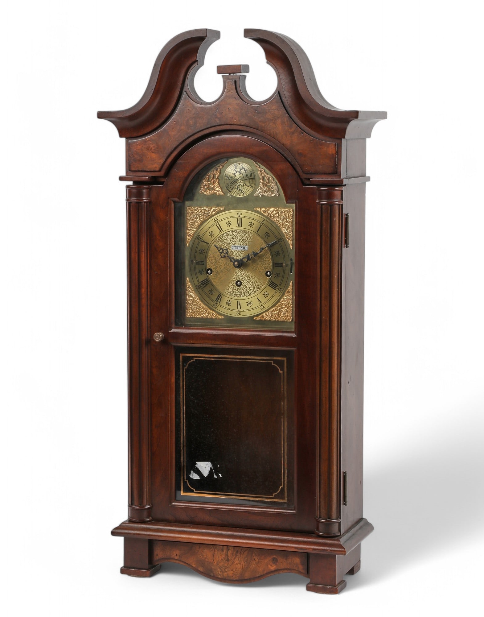 Wall Clock: Wall Clock 31 1/2 x 6 x 13 1/4 in. (80 x 15.2 x 33.7 cm.)